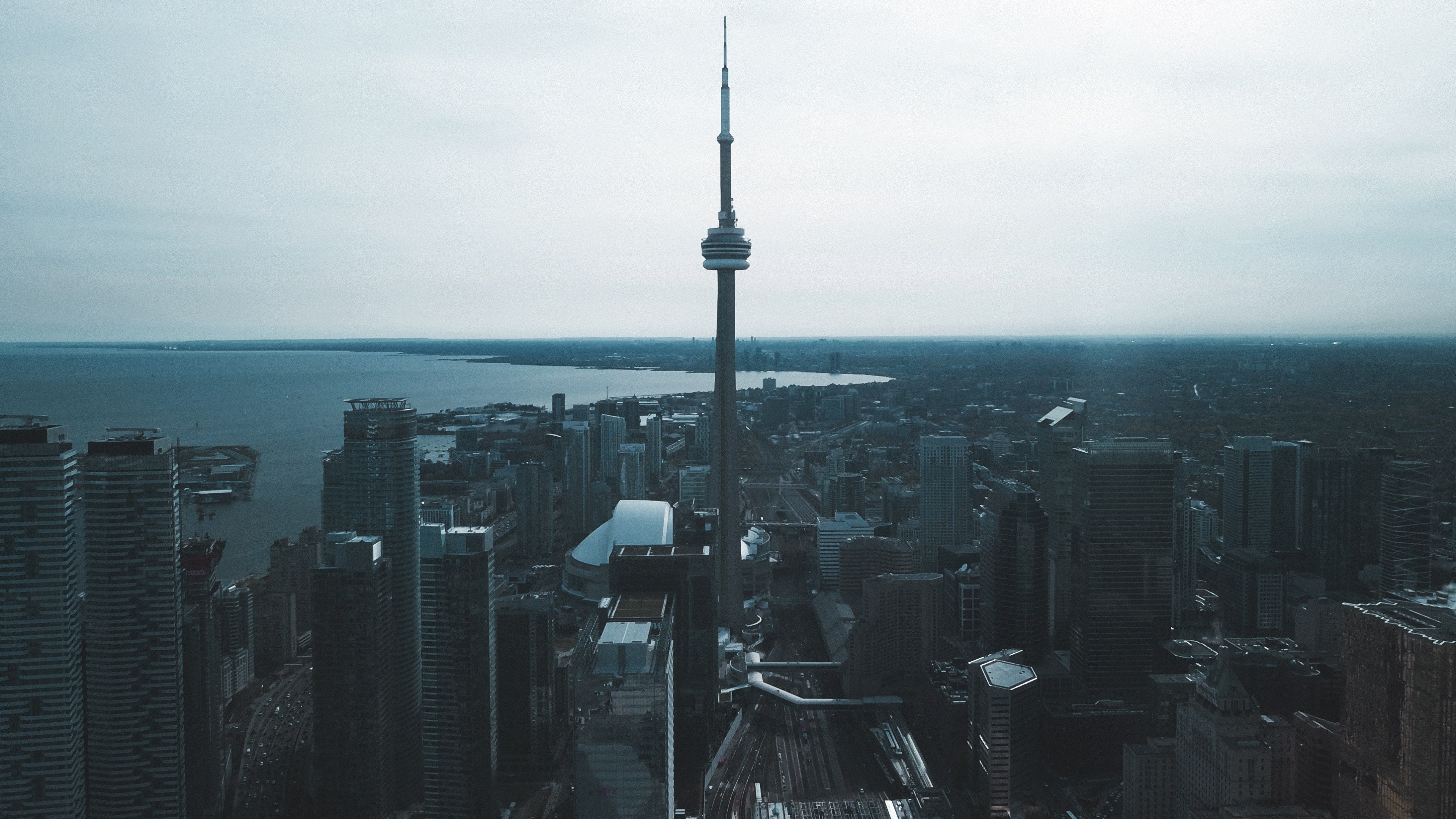 Wallpaper / city toronto cityscape and skyscraper HD 4k wallpaper free download