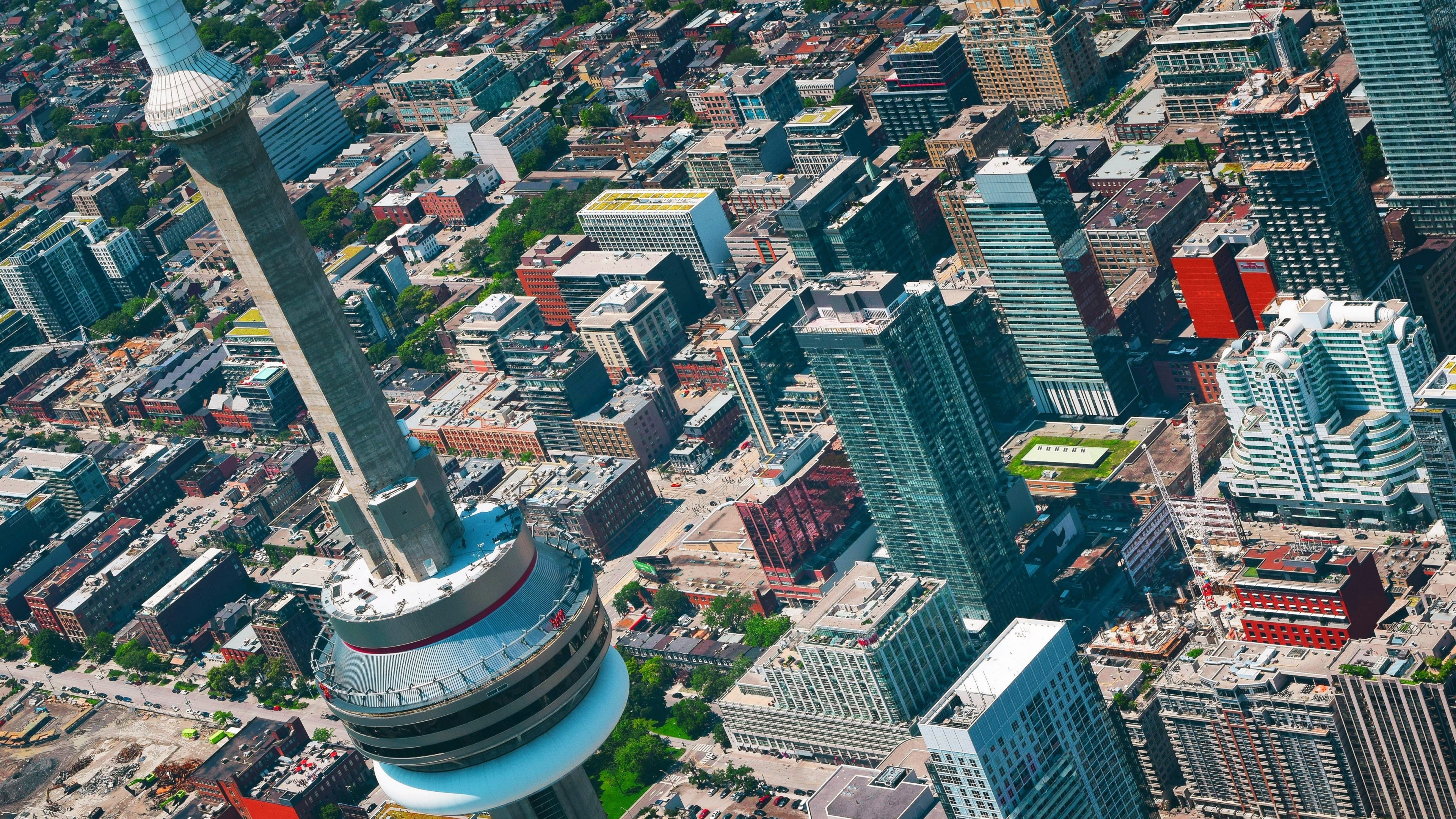 Wallpaper / city toronto canada and building HD 4k wallpaper free download