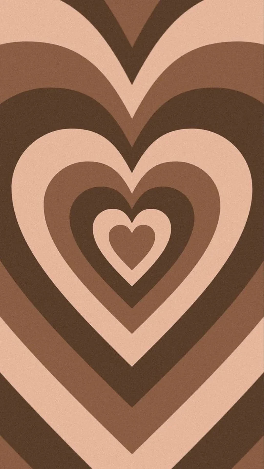 Brown Heart Wallpaper