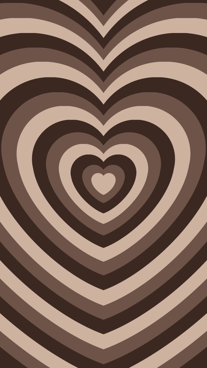 Brown heart aesthetic wallpaper # AeSTeTiC