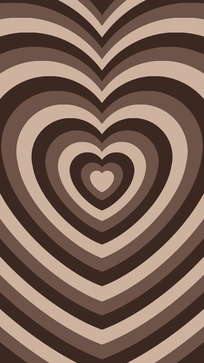 Brown heart aesthetic wallpaper # AeSTeTiC