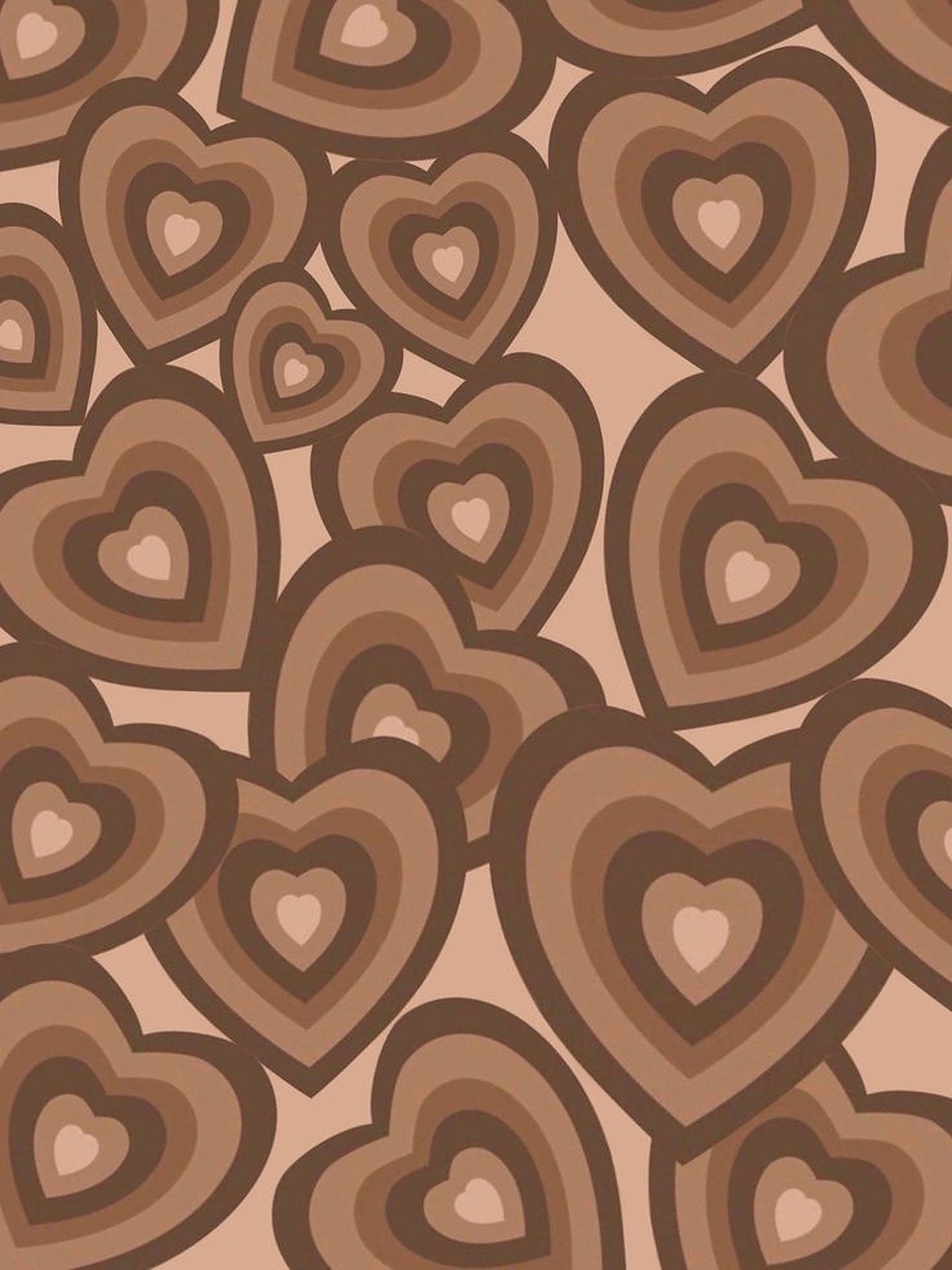 Brown Heart Wallpaper Full HD, 4K Free to Use