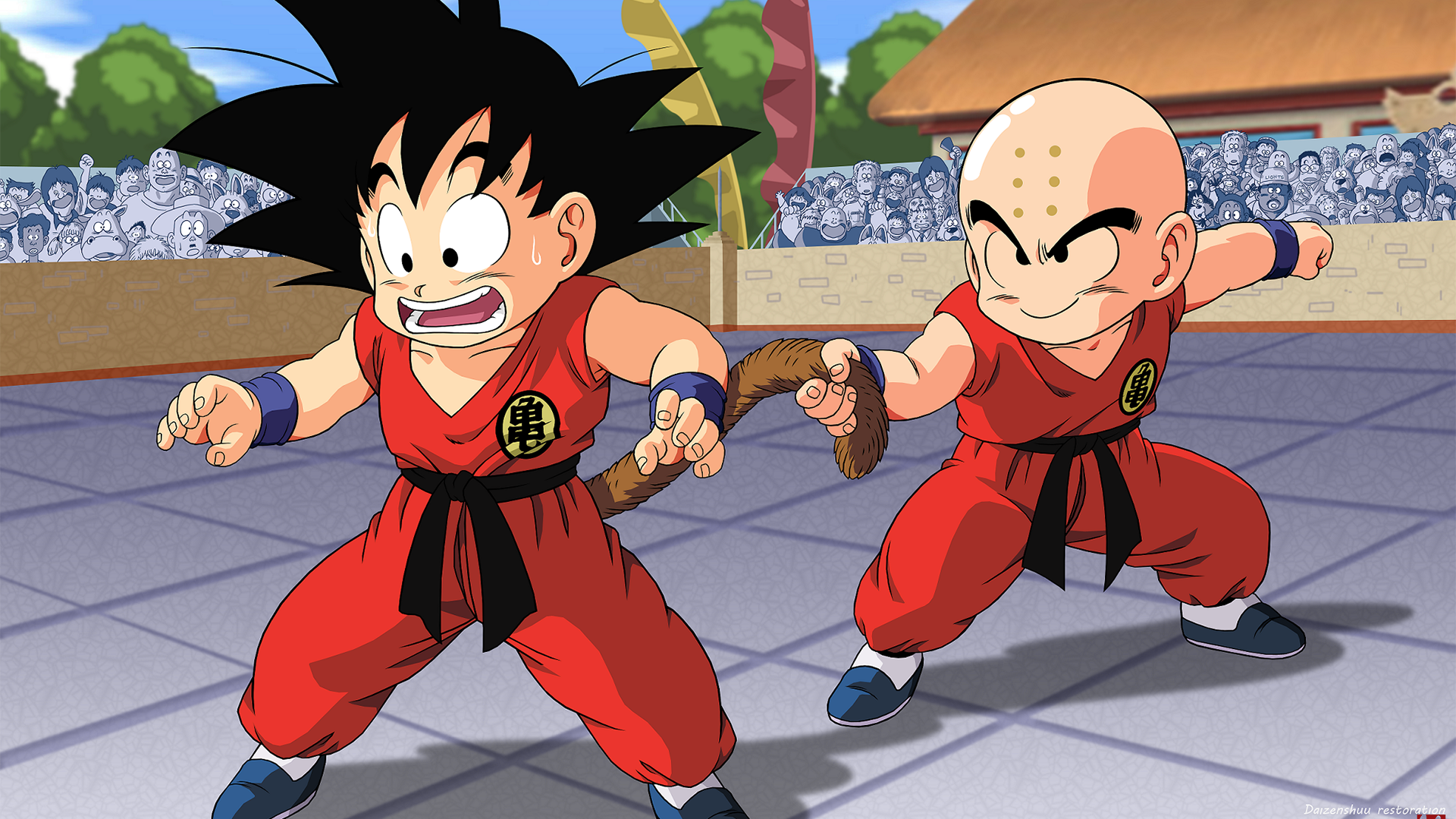 Goku vs Krillin