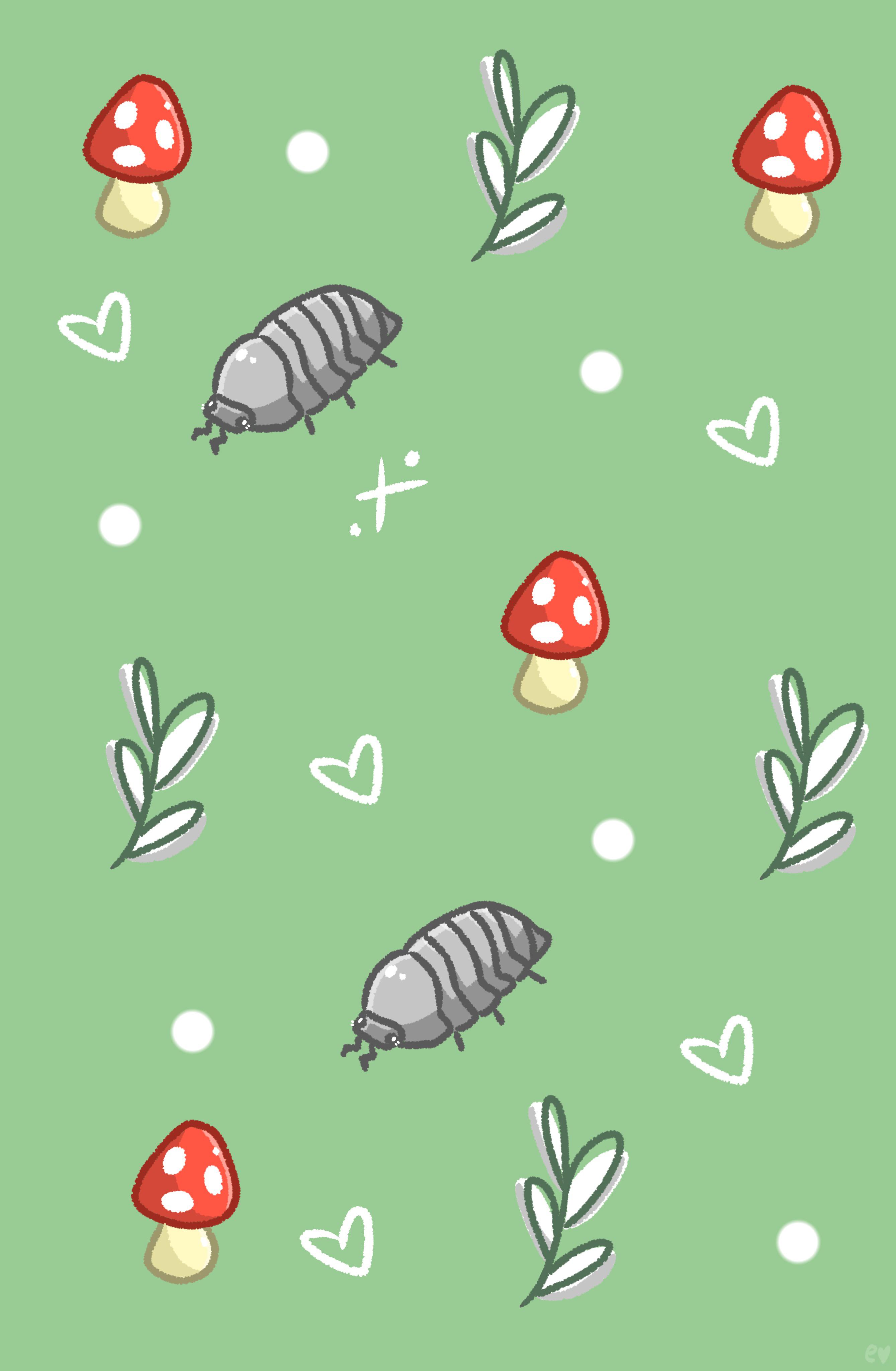 More isopod art, this time: wallpaper :) feel free to use them if you'd like