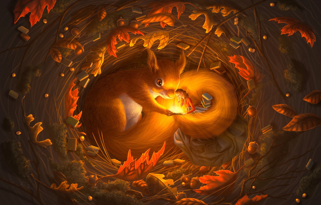 Autumn Sci Fi Wallpaper