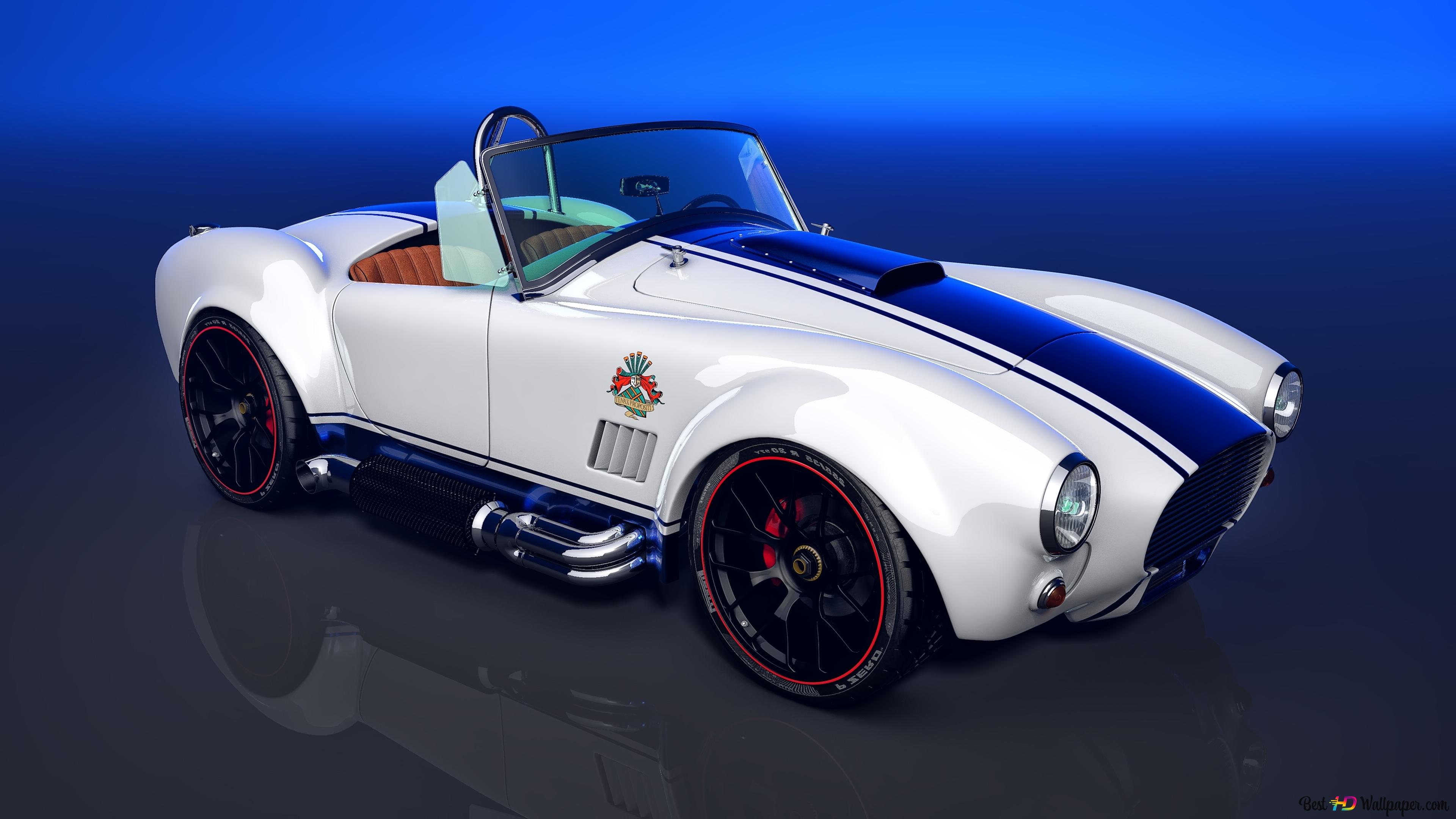 White and blue Auto Carriers (AC) Cobra 4K wallpaper download