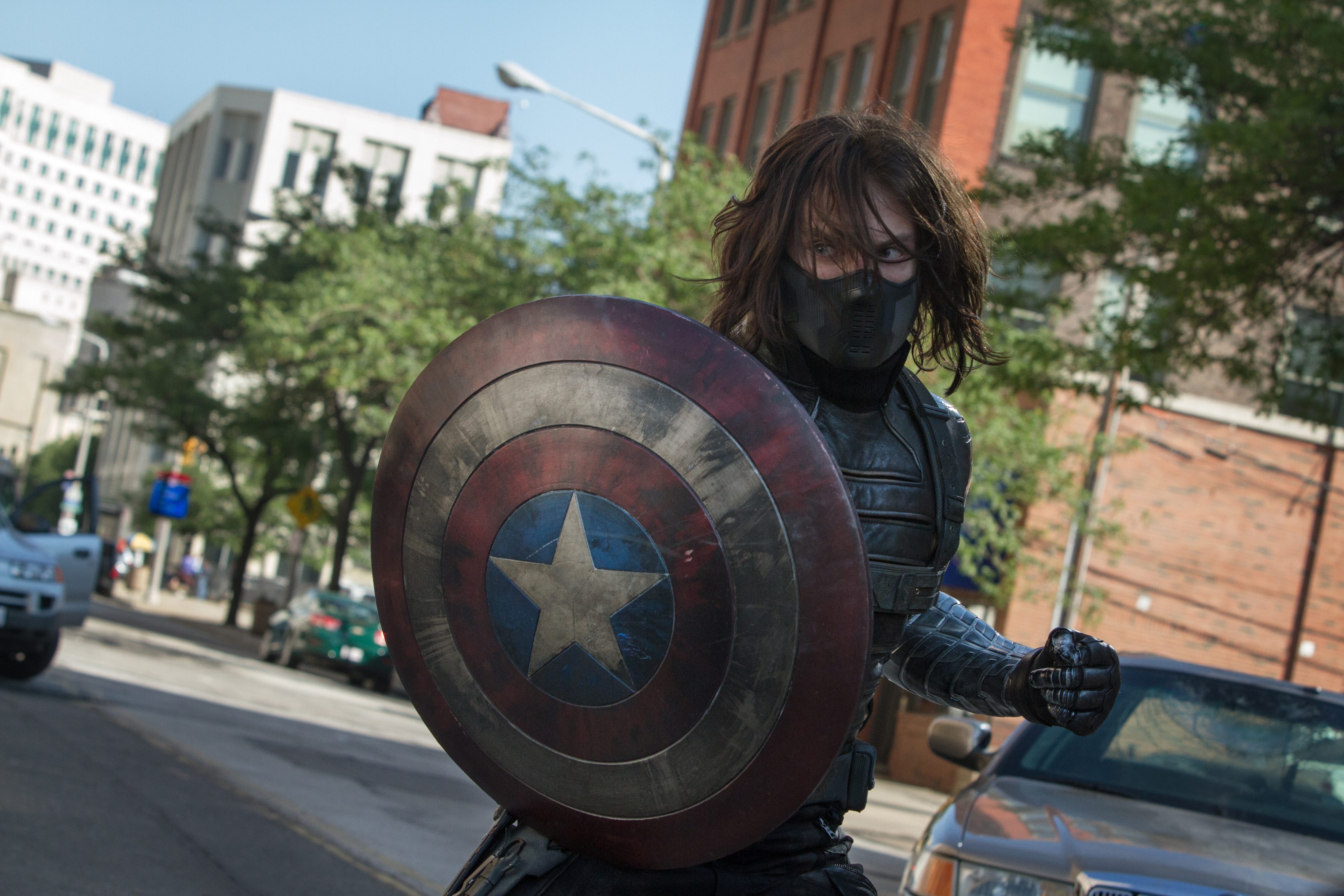 4K Winter Soldier Wallpaper and Background Image