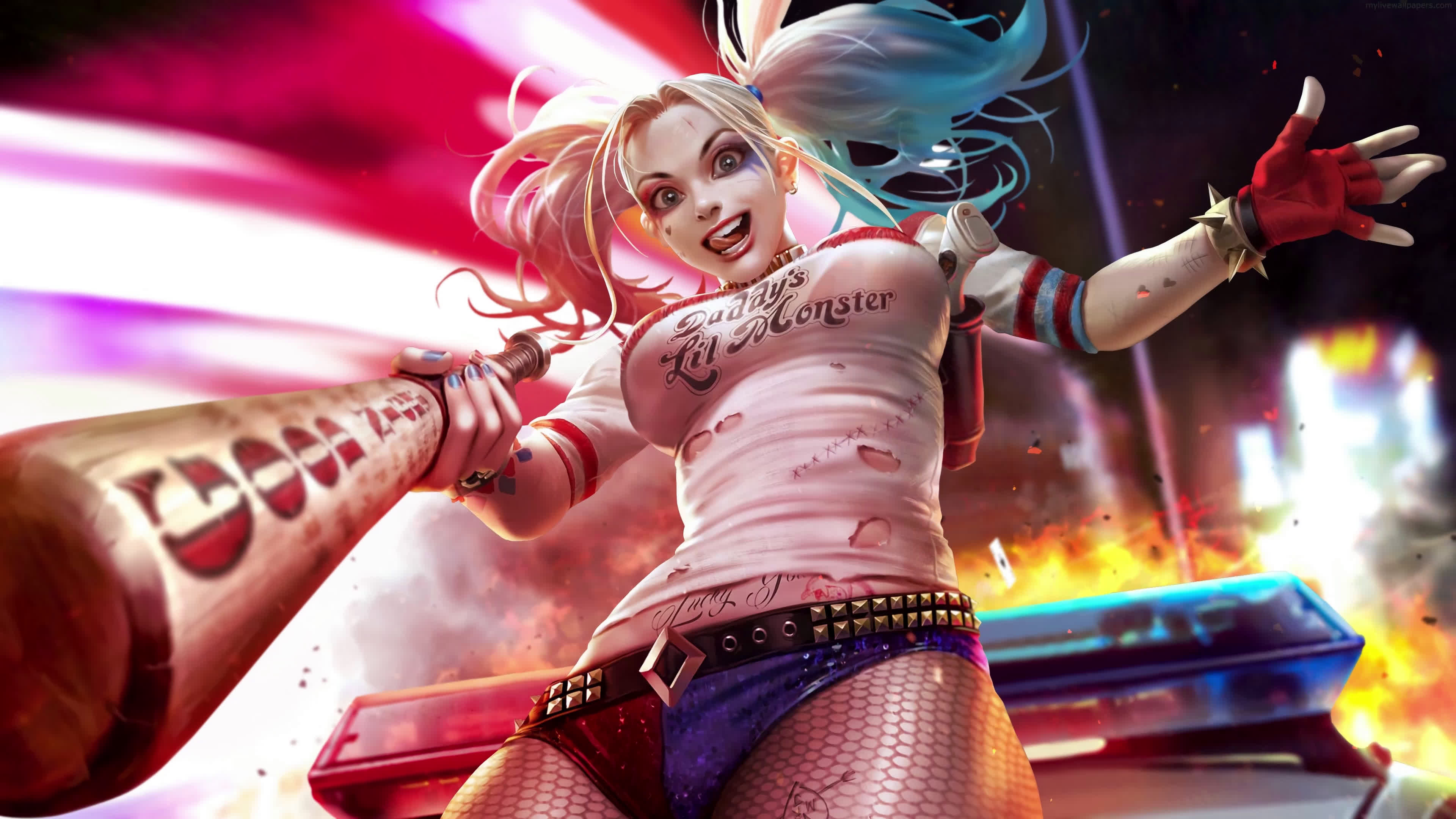 Harley Quinn 4K Live Wallpaper