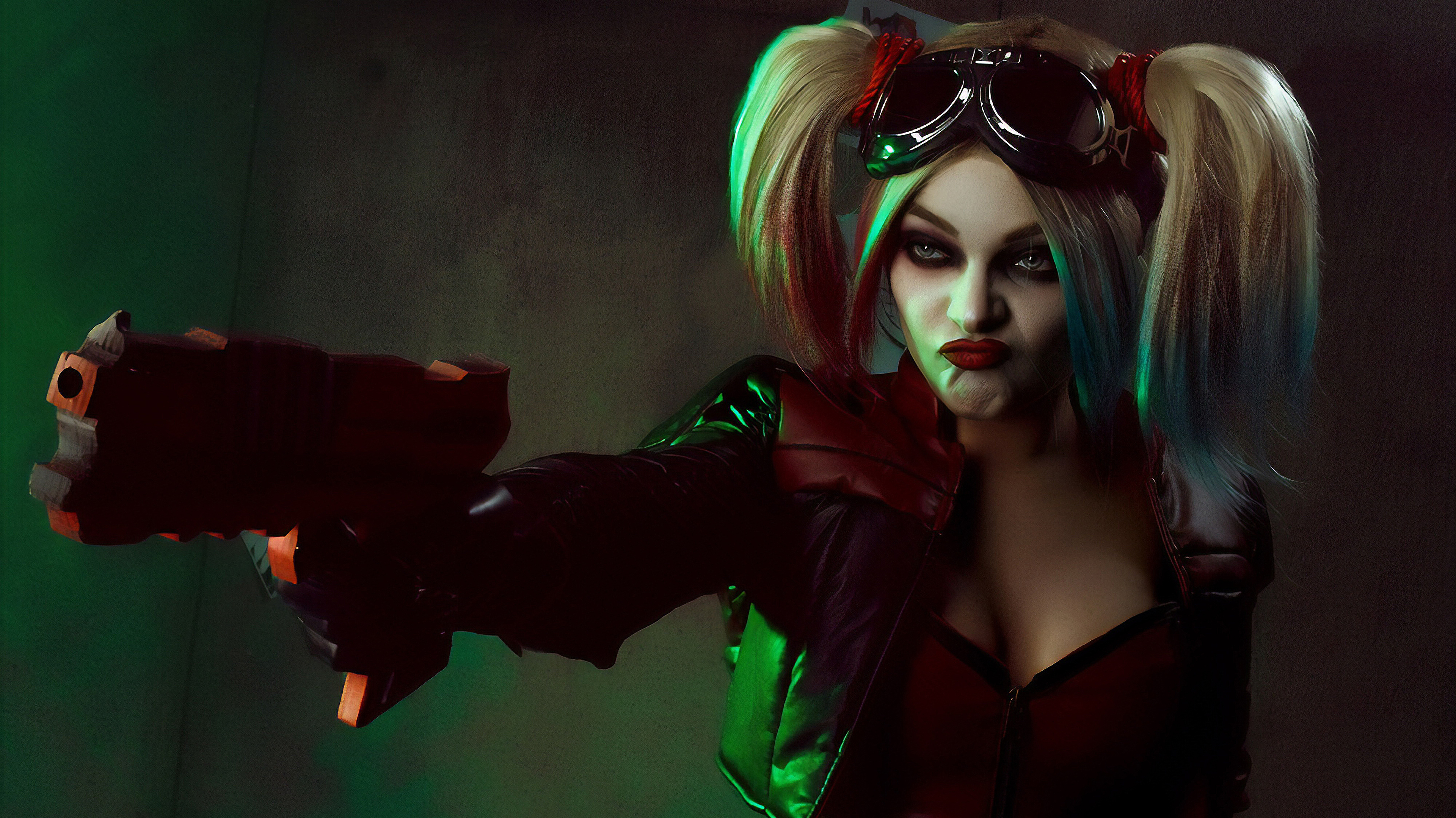 Wallpaper 4k Mad Harley Quinn Cosplay 4k Wallpaper