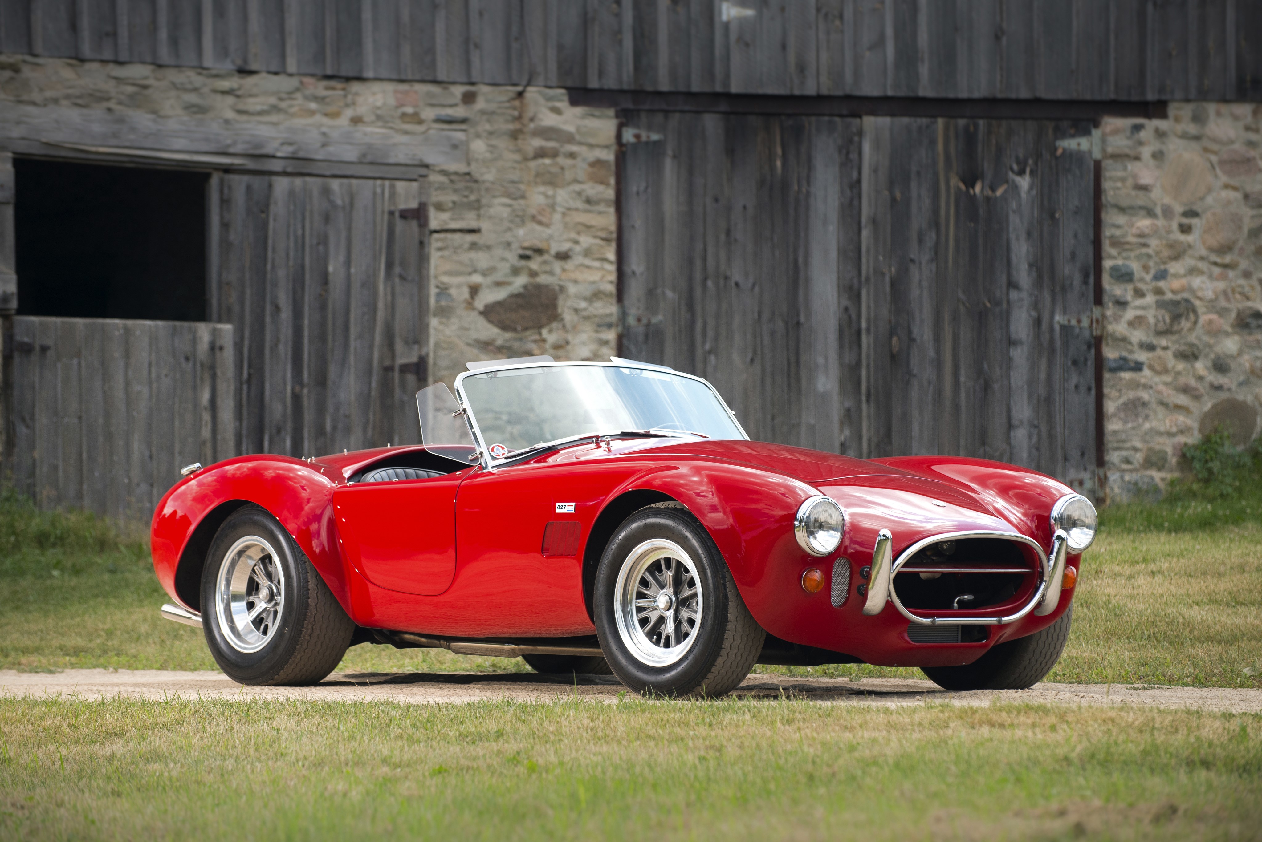 4K, Shelby Cobra, 1966, 427, Ford, Retro, Red, Metallic Gallery HD Wallpaper
