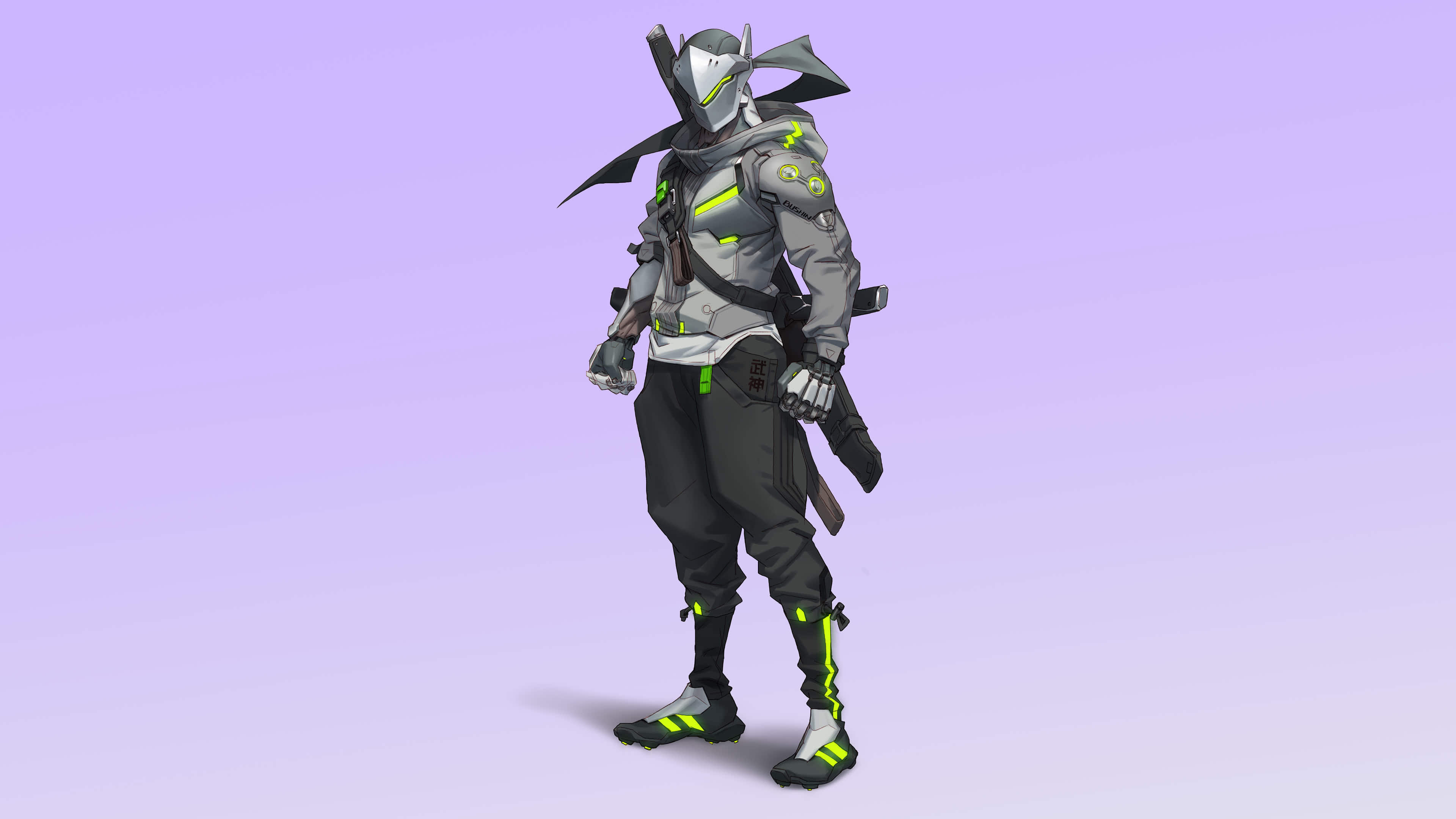 Overwatch 2 Genji UHD 4K Wallpaper