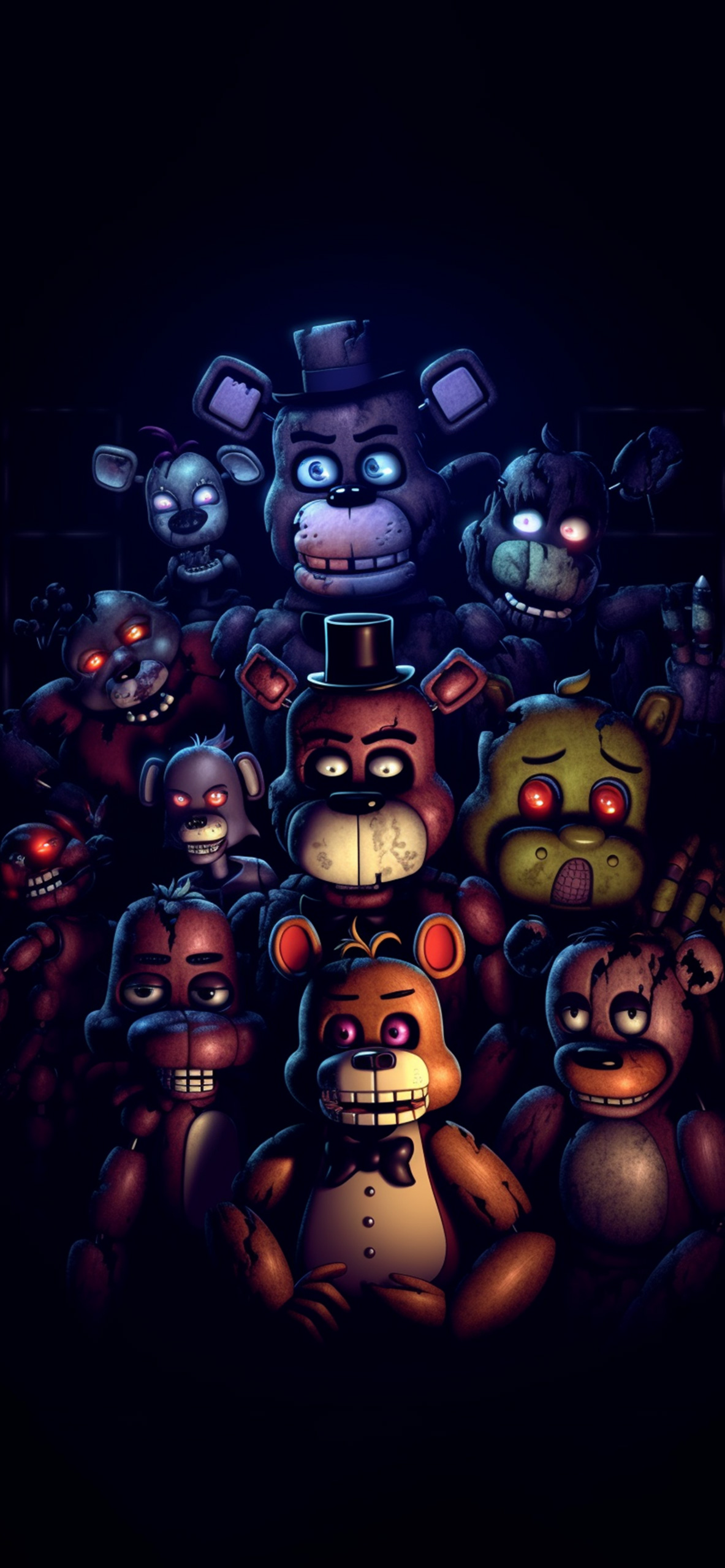 Five Nights at Freddy's Black Art Wallpaper Wallpaper 4k
