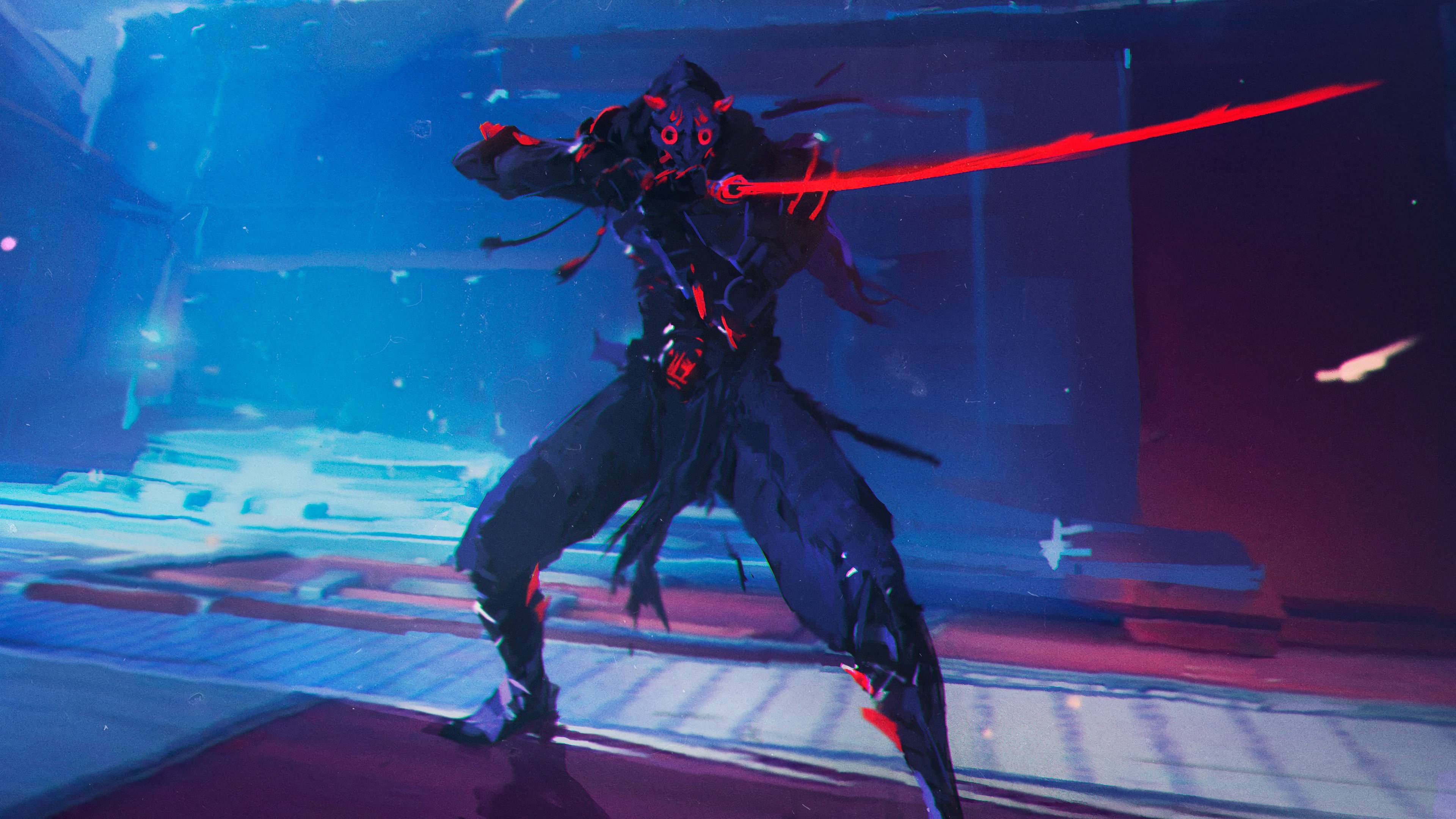 Blue Genji Wallpaper