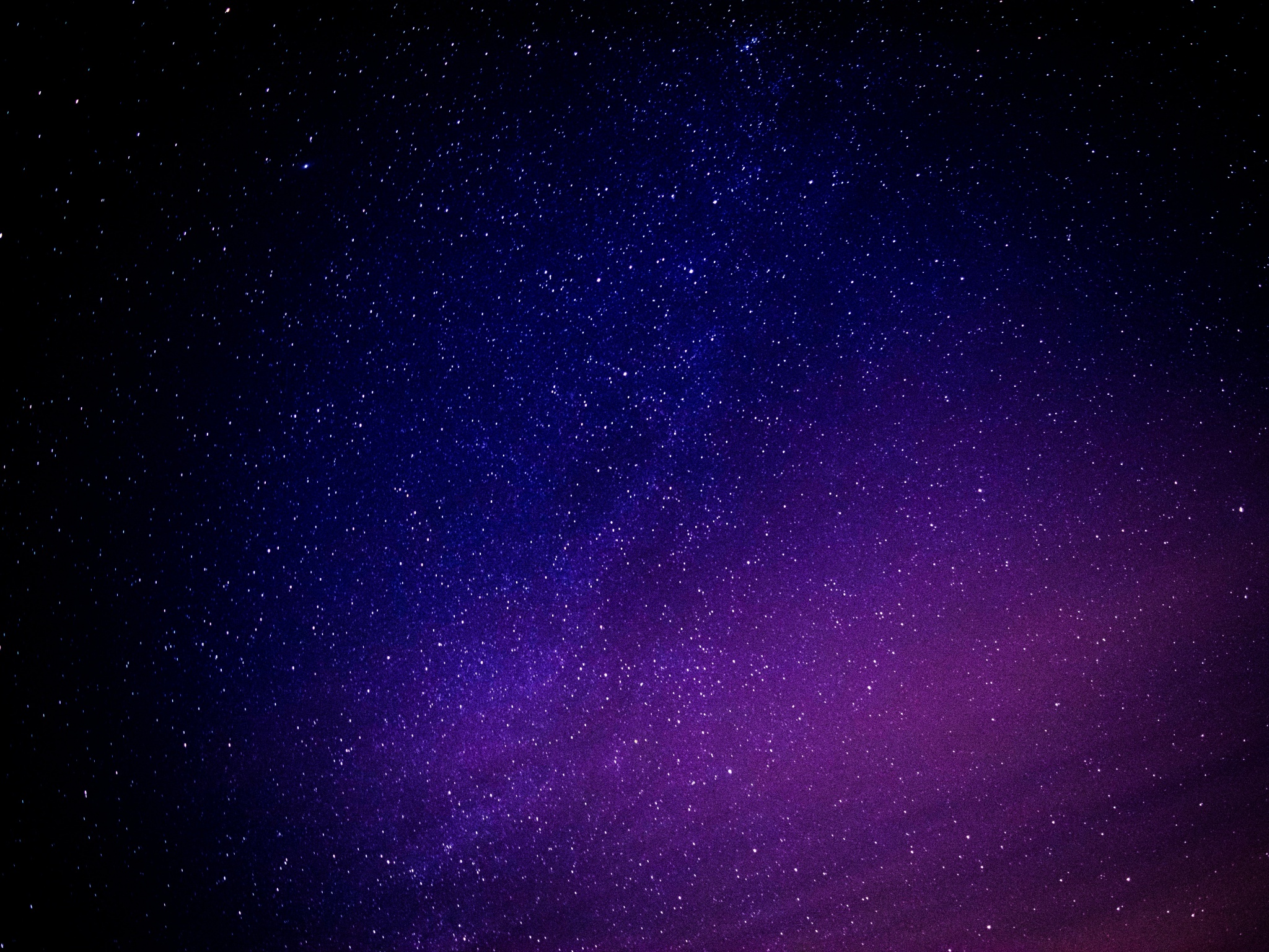 Starry sky Wallpaper 4K, Purple sky, Astronomical, Stars