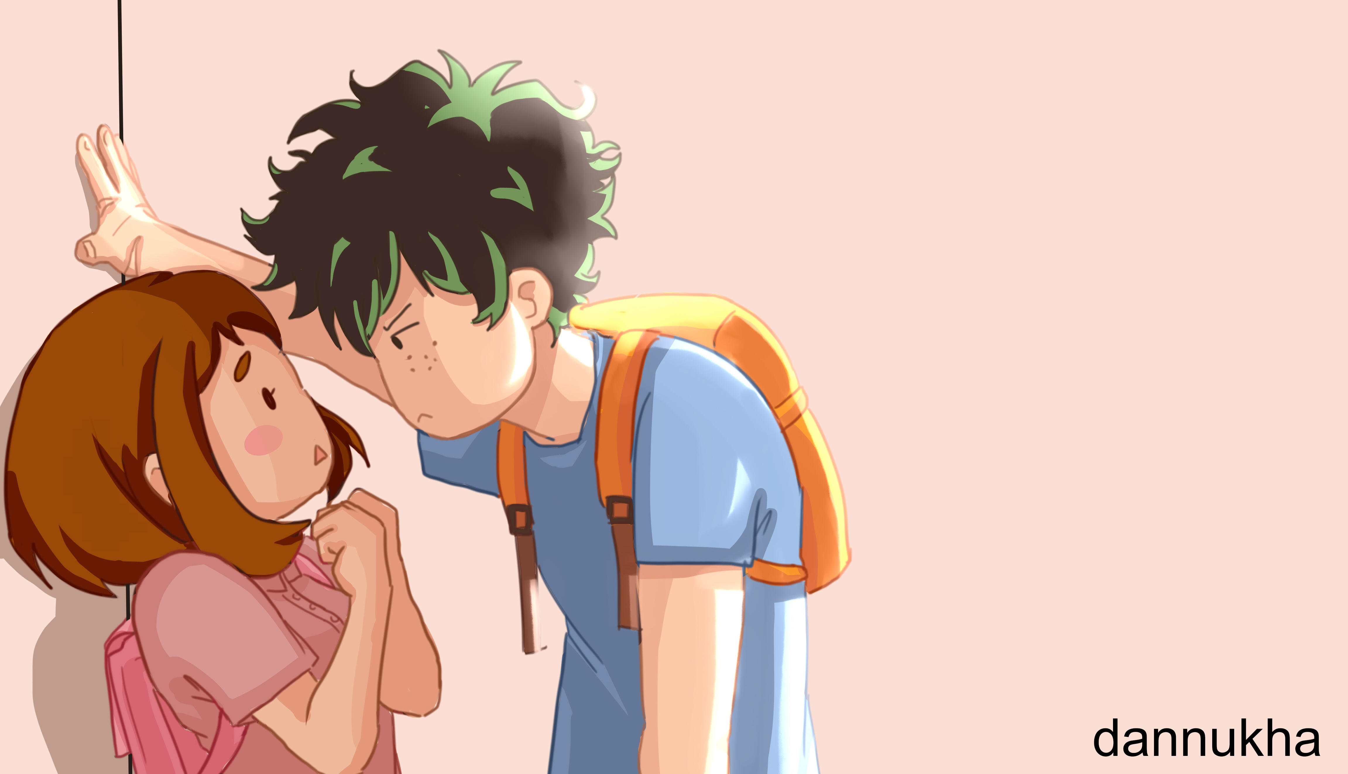 Ochaco Uraraka Izuku Midoriya Anime