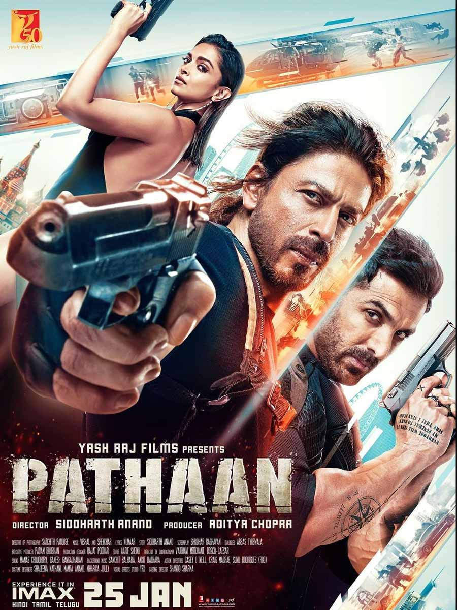 Shah Rukh Khan shares new poster of Pathaan and leaves fans gushing with excitement