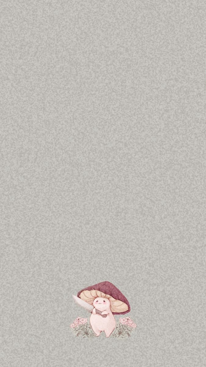 Kawaii Mushroom' Wallpaper