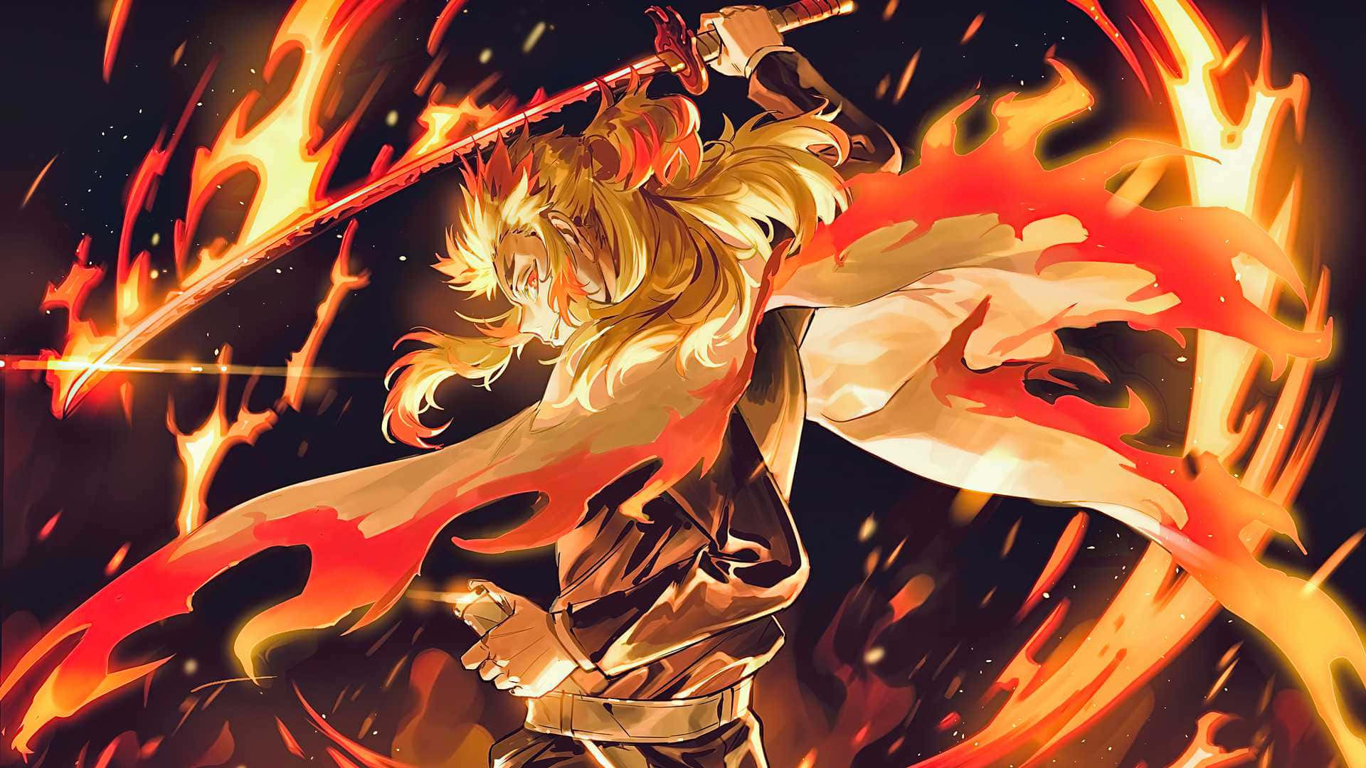 Download Rengoku Flame Hashira from Demon Slayer