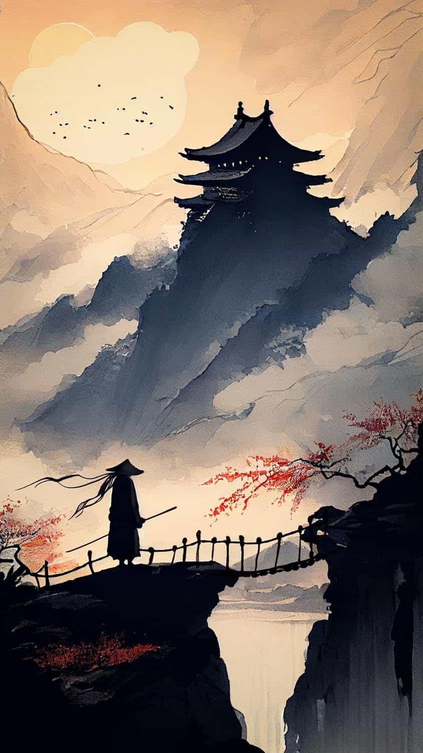 Samurai Place iPhone Wallpaper HD