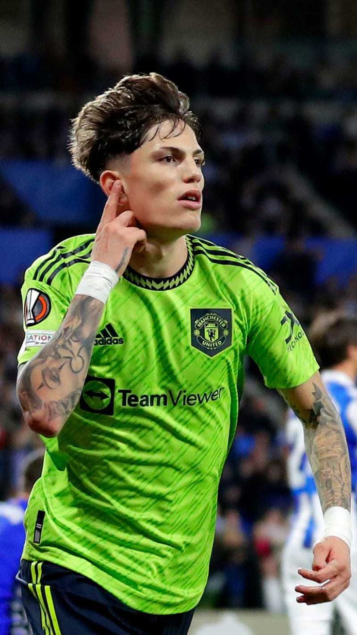 Garnacho Wallpaper Discover more Alejandro Garnacho, Football, Garnacho, Man Utd, Manchester United wallpap. Manchester united wallpaper, Soccer players, Football