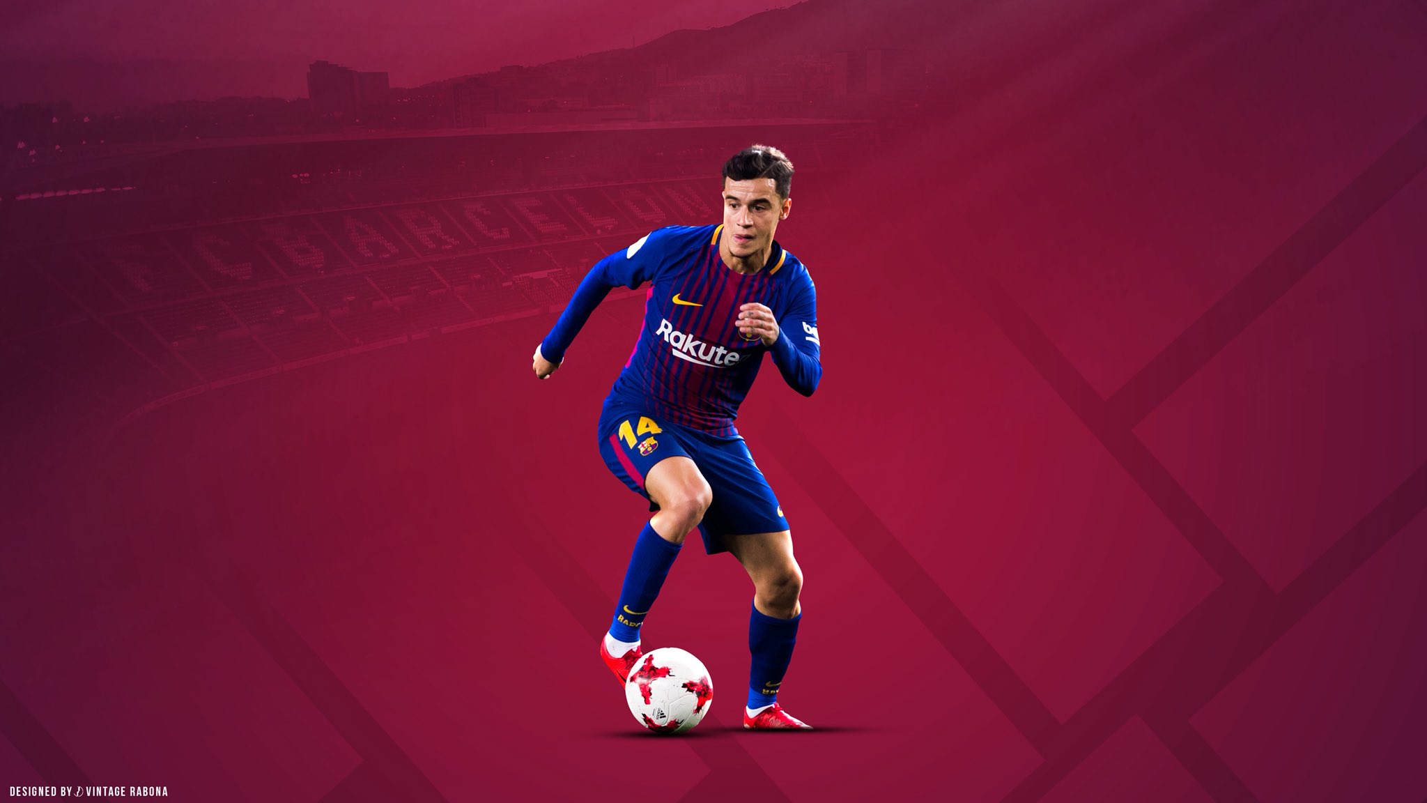 Barça Universal. Coutinho desktop & mobile wallpaper. Enjoy. [