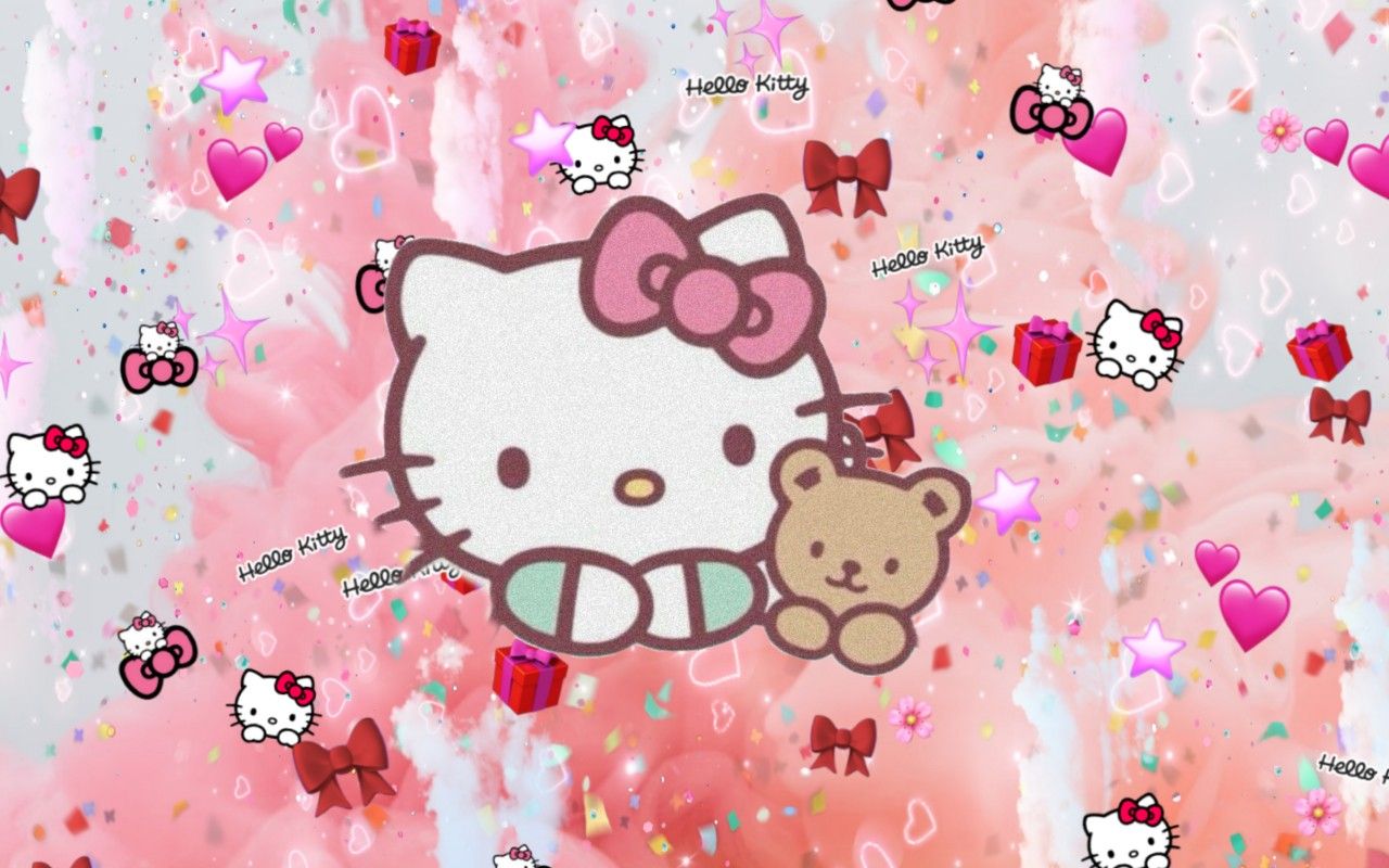 Hello Kitty cute desktop wallpaper. Sanrio wallpaper, Cute desktop wallpaper, Hello kitty wallpaper
