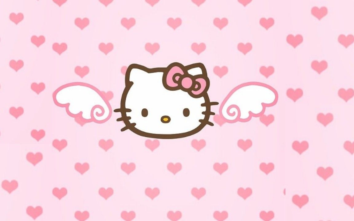 HELLO KITTY DESKTOP WALLPAPER. Hello kitty background, Hello kitty wallpaper, Kitty drawing