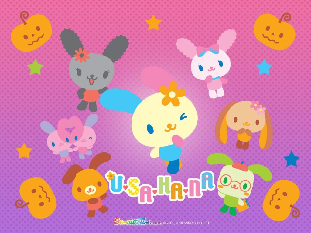 Usahana. Sanrio hello kitty, Sanrio wallpaper, Sanrio characters