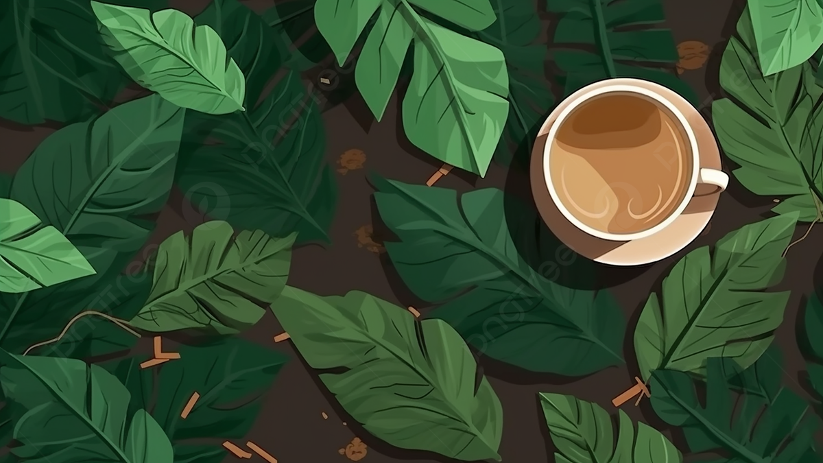 Coffee Culture Plant Background Illustration, Coffee, Plant, Green Background Image And Wallpaper for Free Download