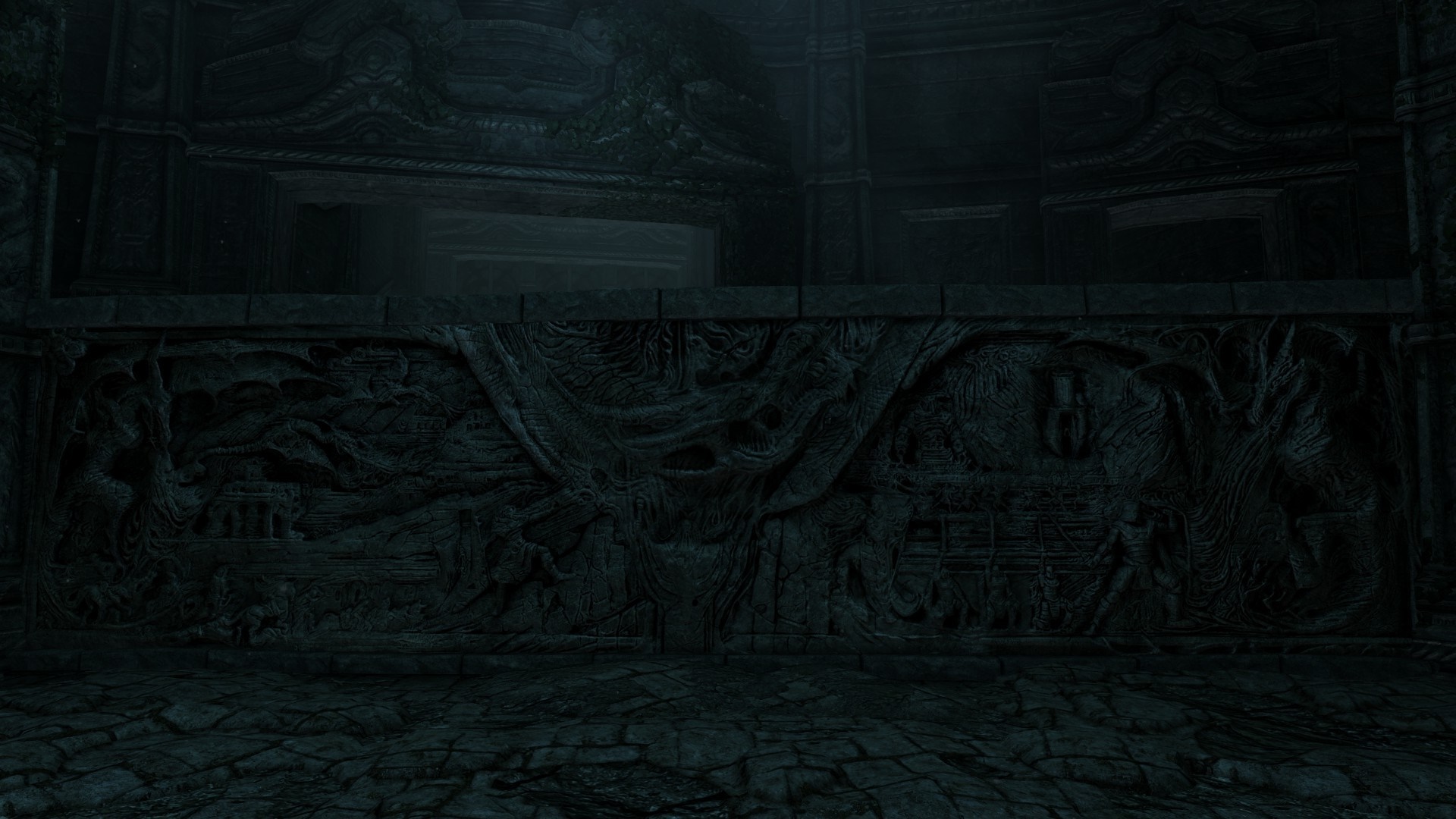 video games, texture, The Elder Scrolls V Skyrim, darkness, screenshot, computer Gallery HD Wallpaper