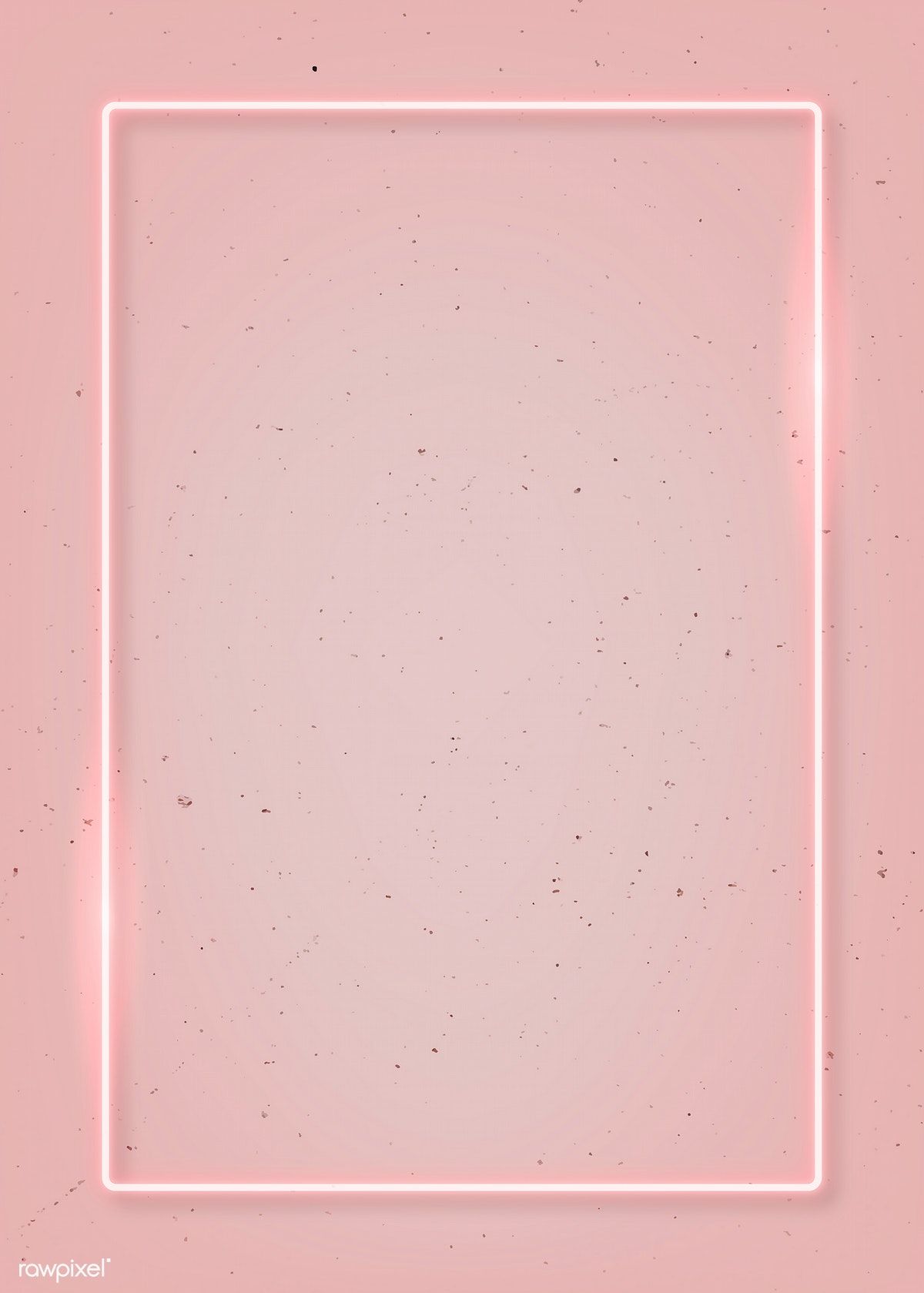 Rectangle pink neon frame on a pink background vector / manotang. Pink neon wallpaper, Pink wallpaper iphone, Pink background