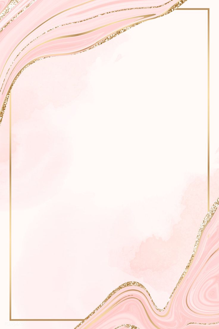 Rectangle gold frame on a pink fluid patterned background vector. premium image by raw. Pink and gold background, Pink marble background, Pink glitter background