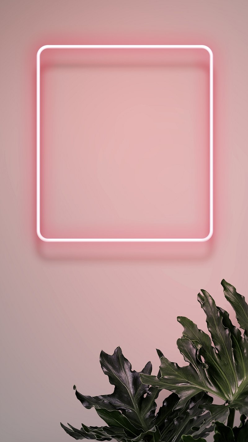 iPhone Neon Frames Image Wallpaper