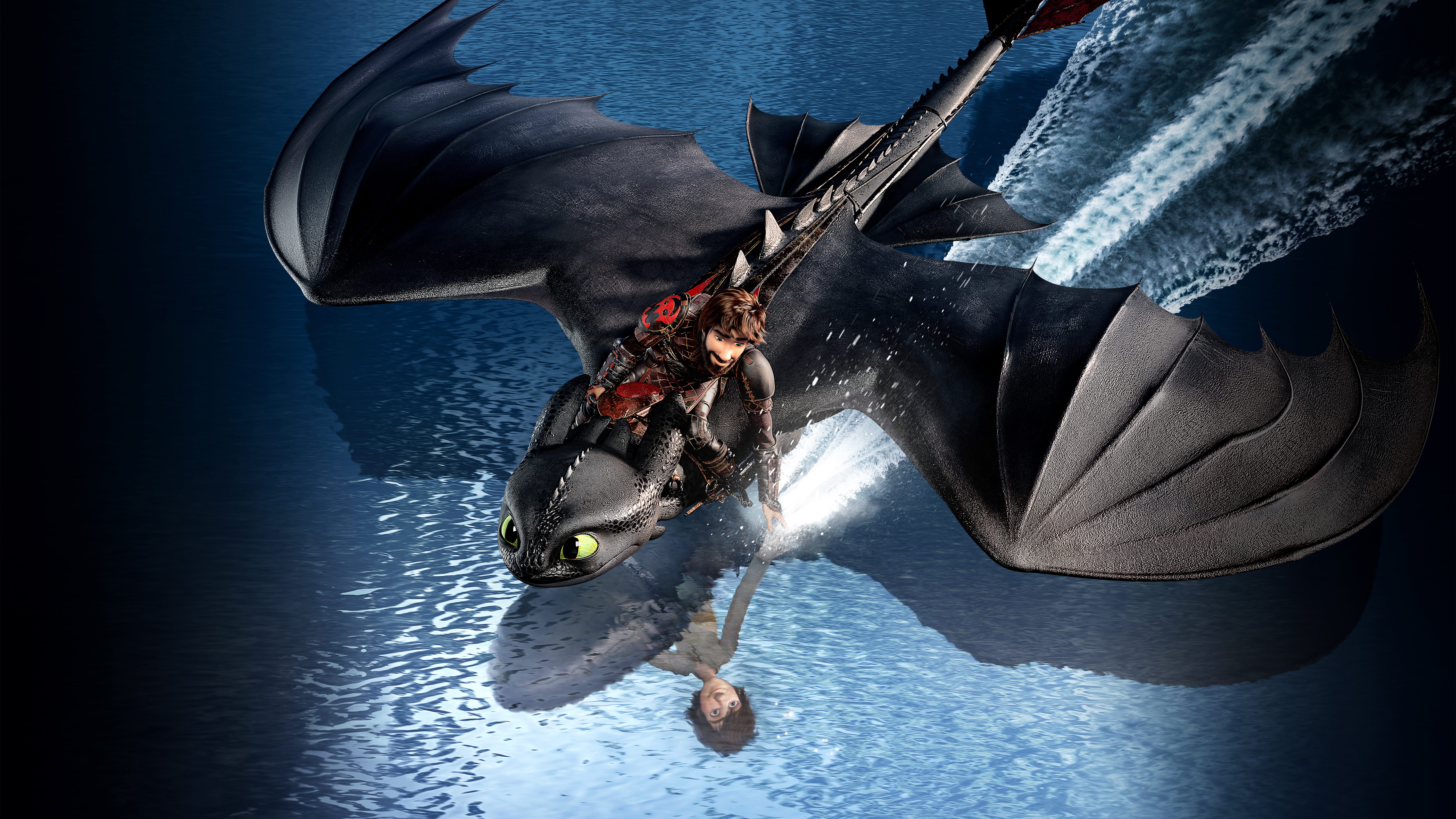 How to Train Your Dragon: The Hidden World, Toothless (How to Train Your Dragon), Hiccup (How to Train Your Dragon) wallpaper