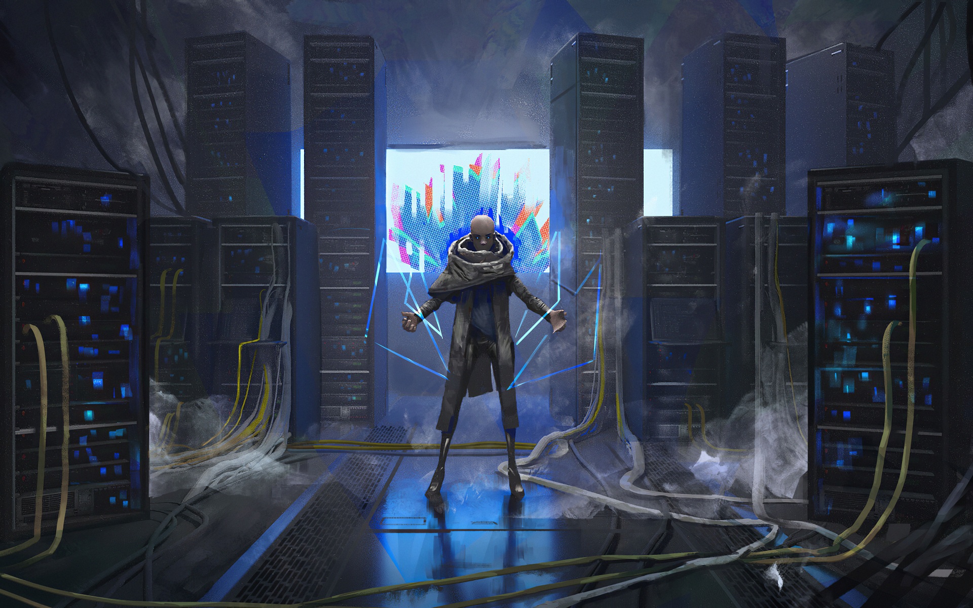 Wallpaper 4k Hack The World Wallpaper