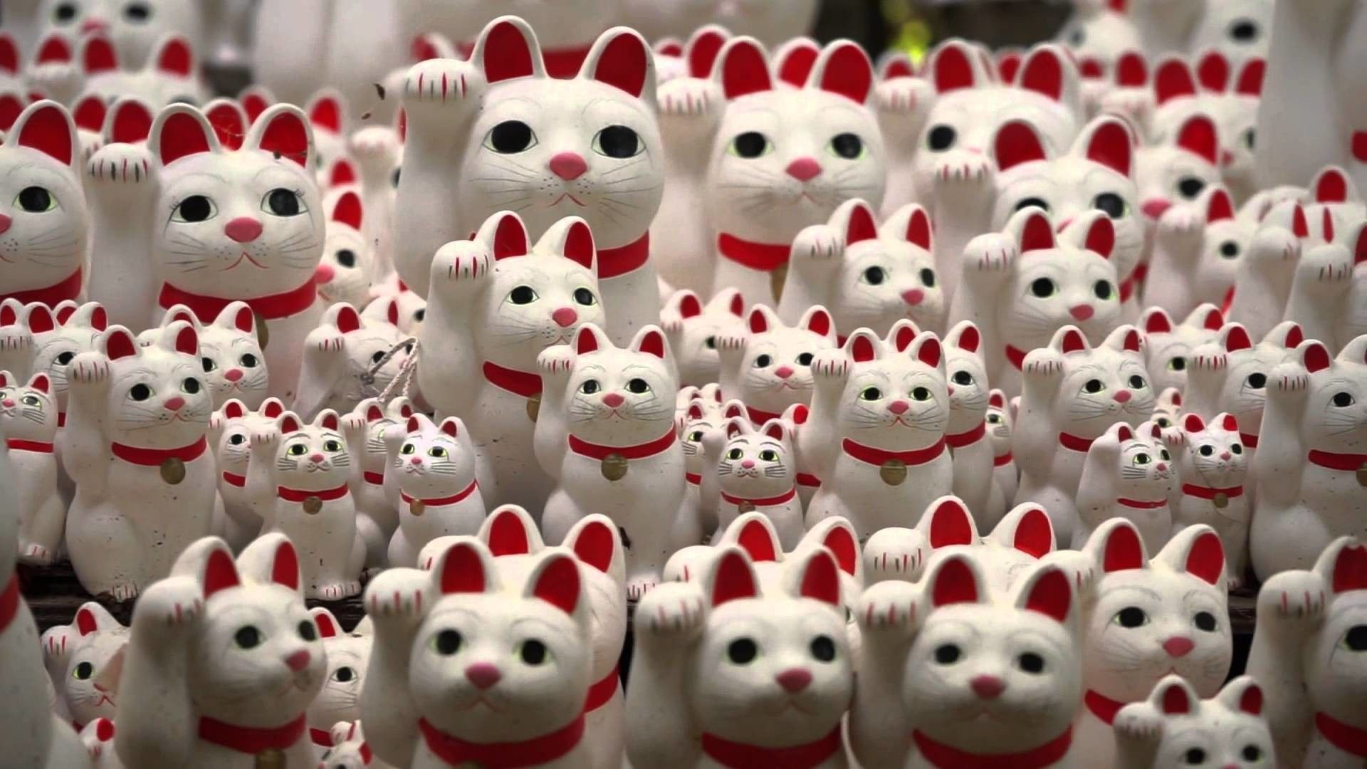 Japanese Lucky Cat Wallpaper