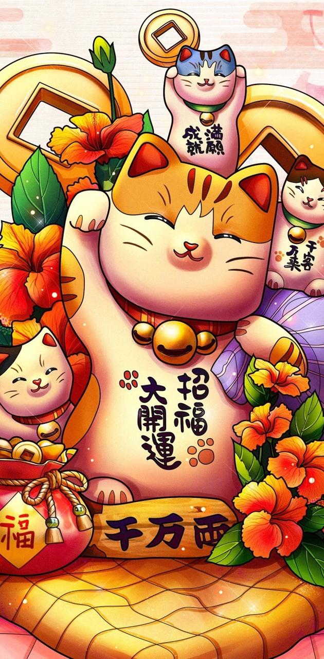 Lucky Cat 088 Wallpaper Download