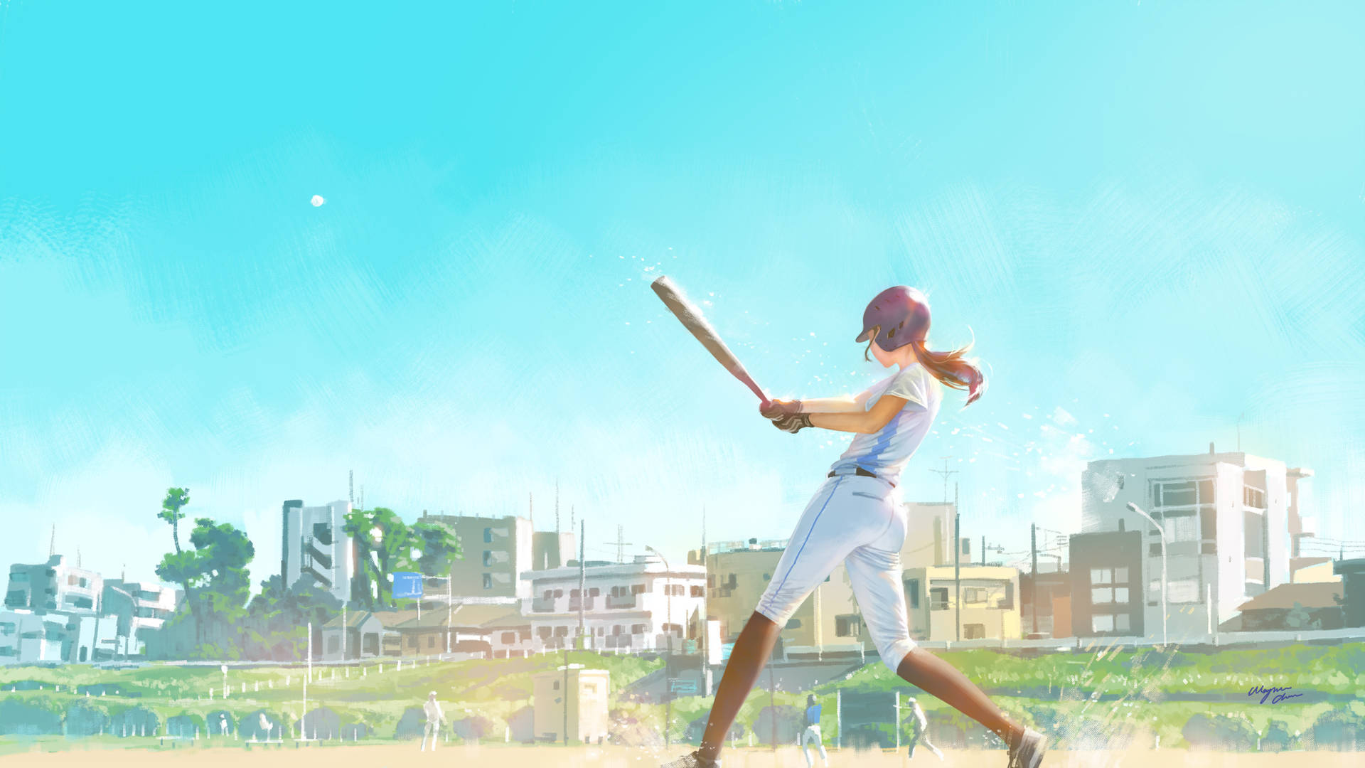 Download Cool Baseball Anime Wallpaper