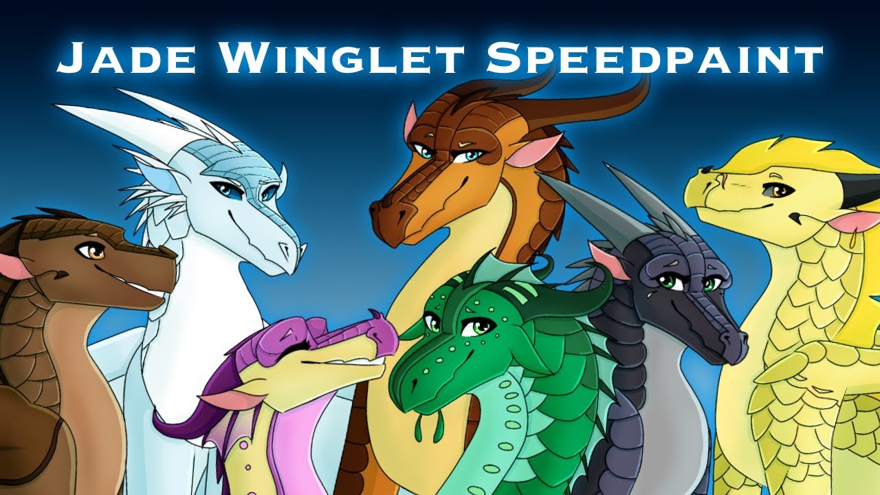The Jade Winglet, Wings of Fire Speedpaint