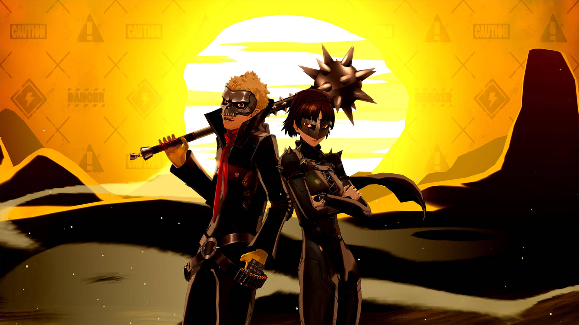 Download Persona 5 Royal Ryuji And Rumi Wallpaper