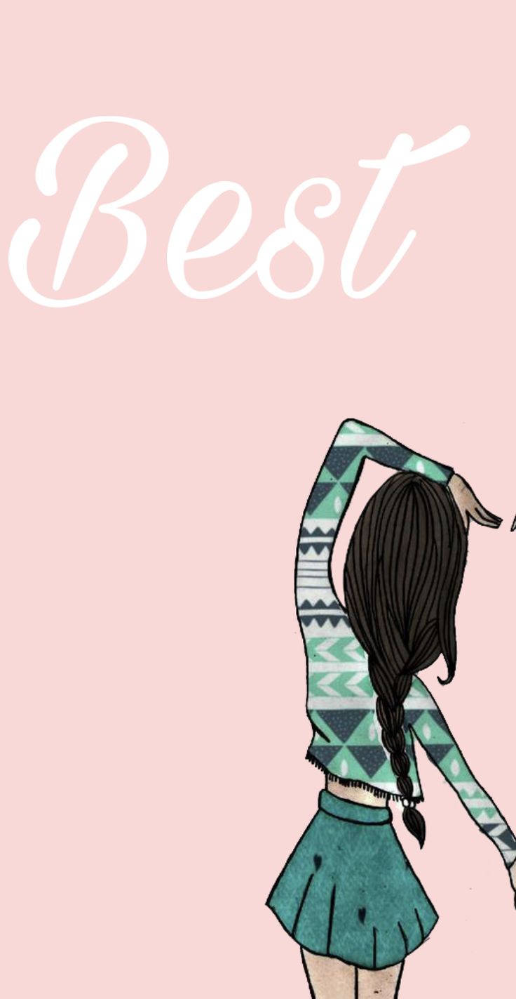 Preppy BFF Wallpaper