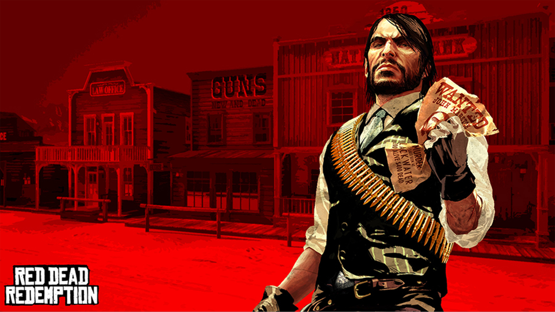 Wallpaper, Red Dead Redemption, John Marston 1920x1080