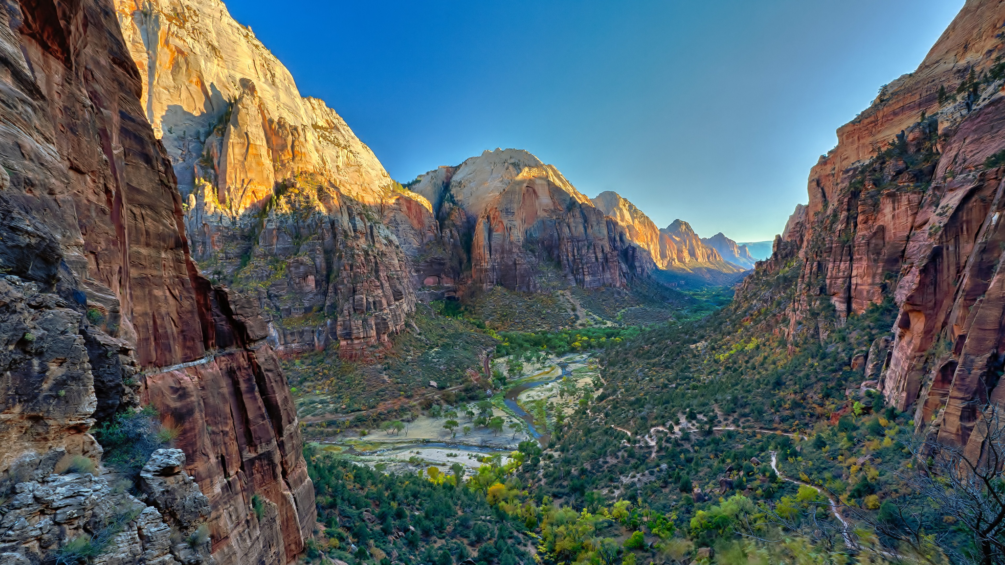 Wallpaper Brown Rocky Mountain Under Blue Sky During Daytime, Background Free Image