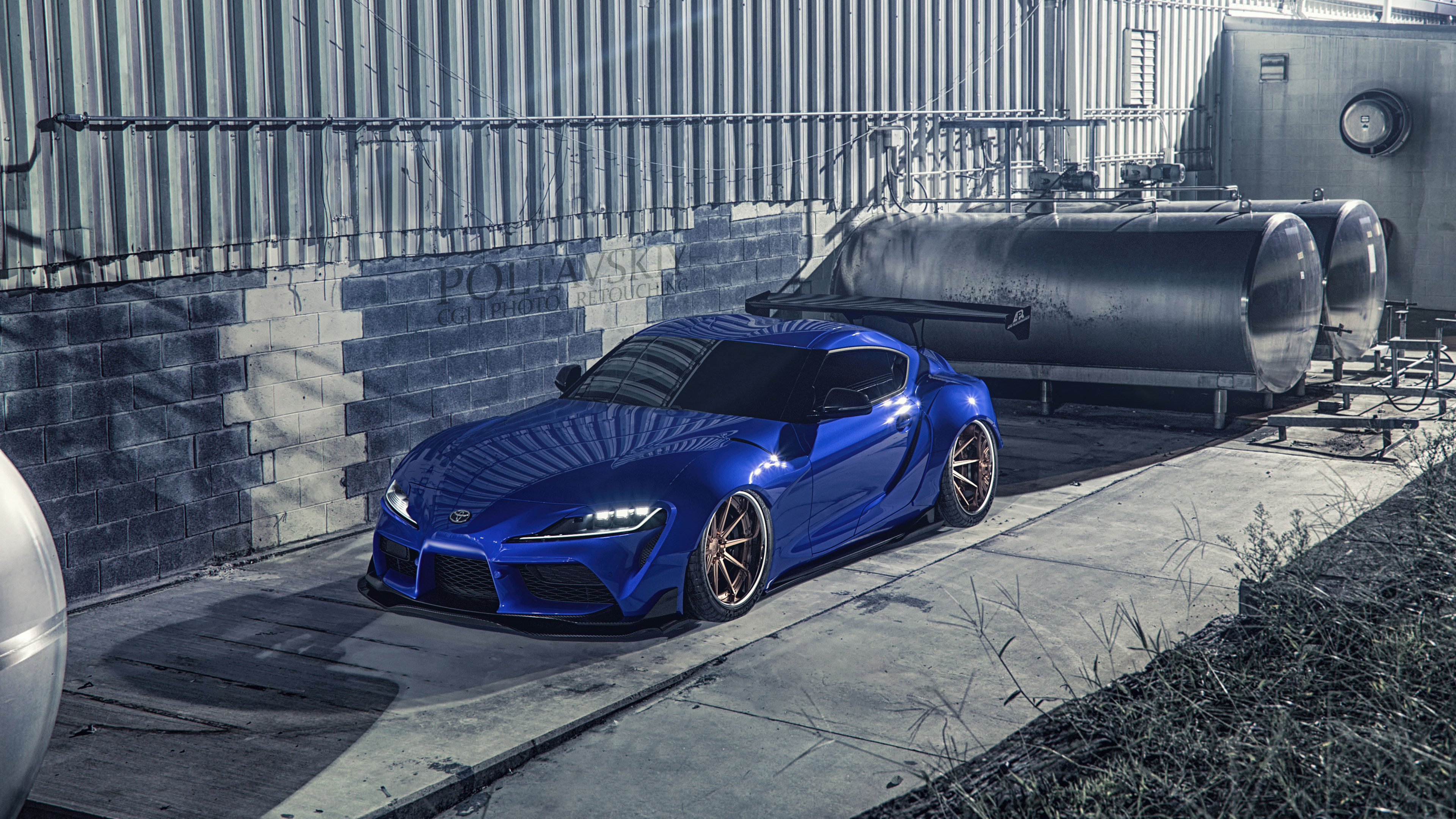 Toyota Supra Luxury Sports Car 4K