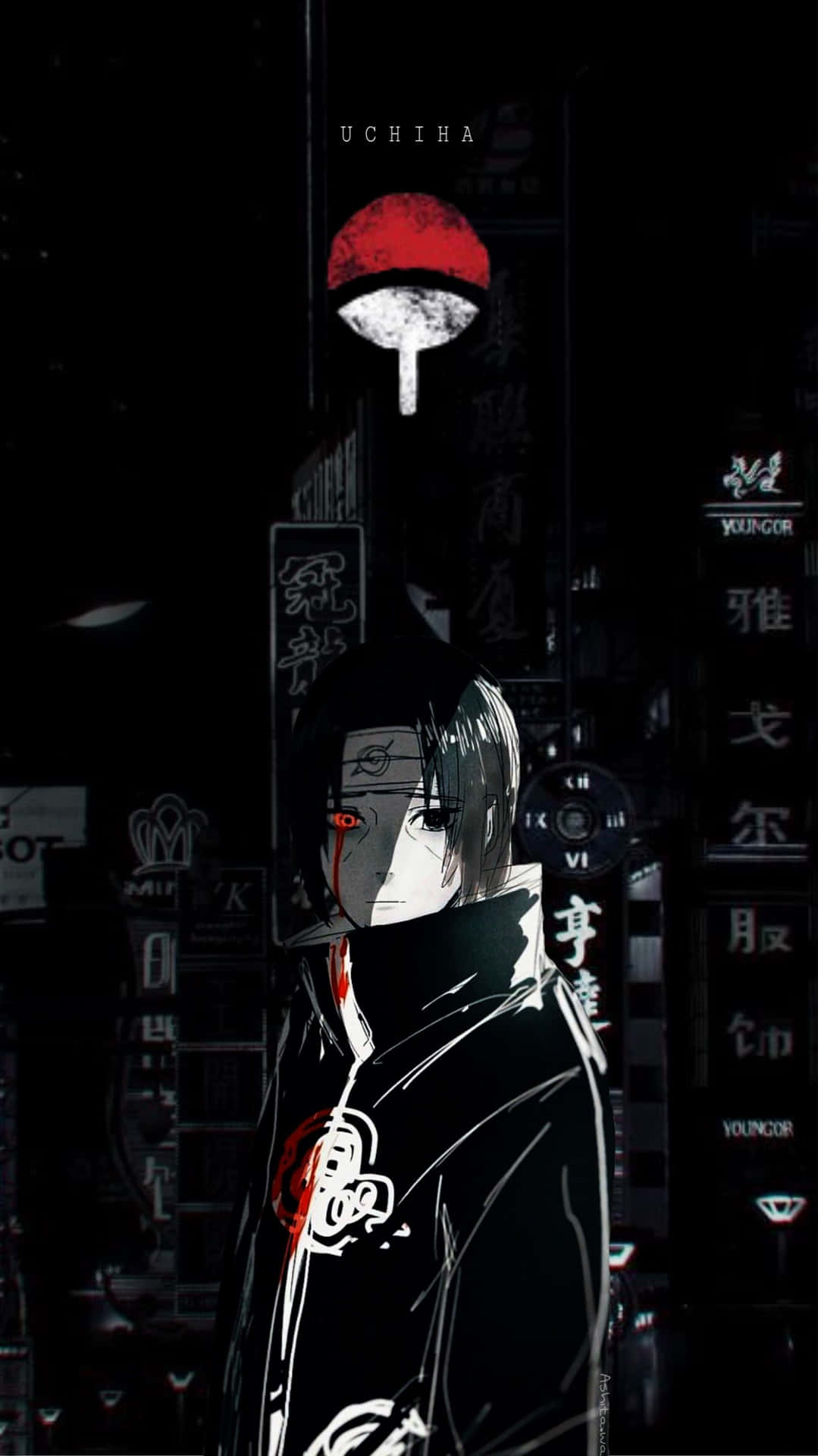Download Unlock new heights with Uchiha IPhone! Wallpaper