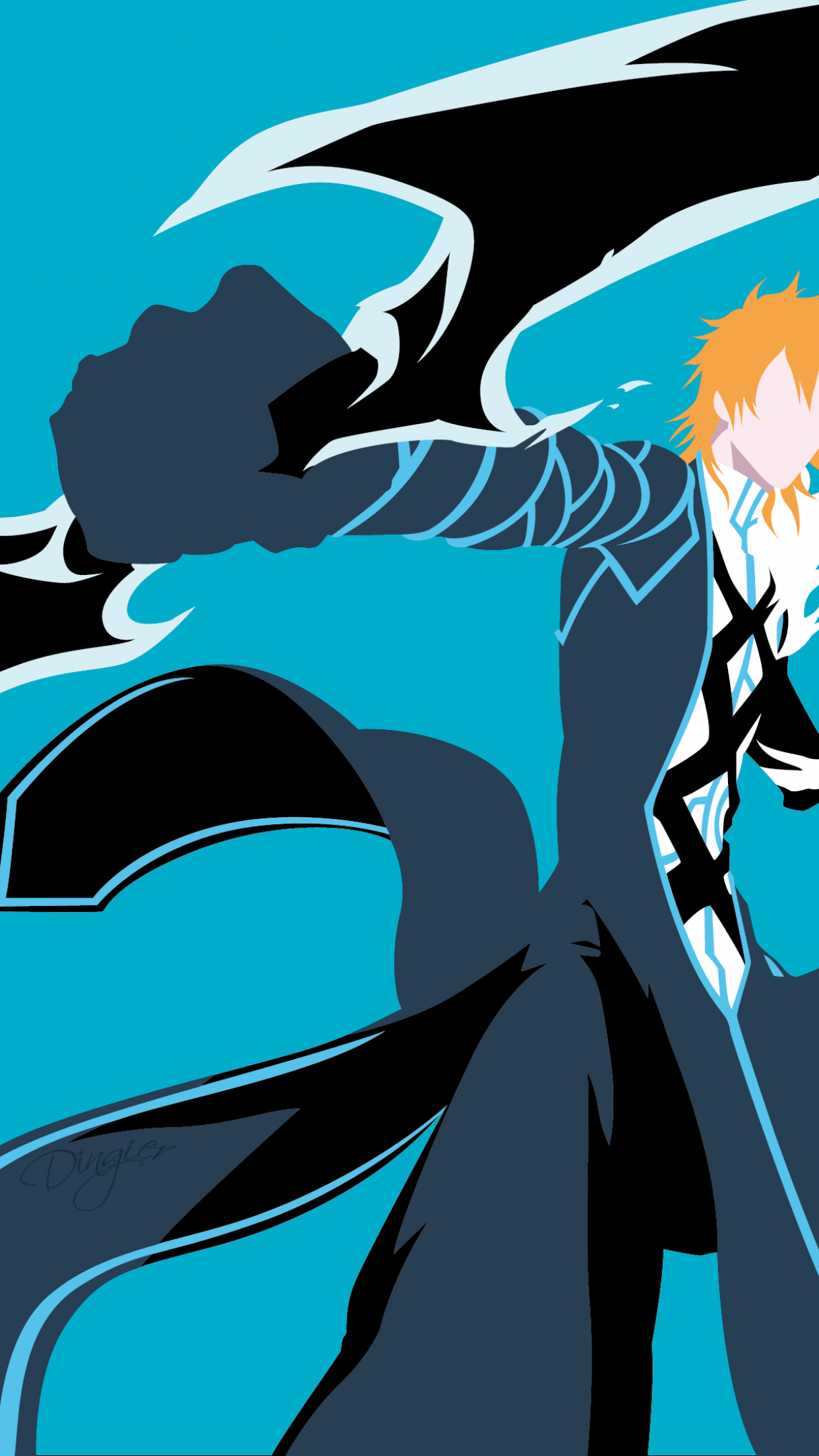 Ichigo Kurosaki Wallpaper 4K, Soul Reaper, Faceless, Bleach
