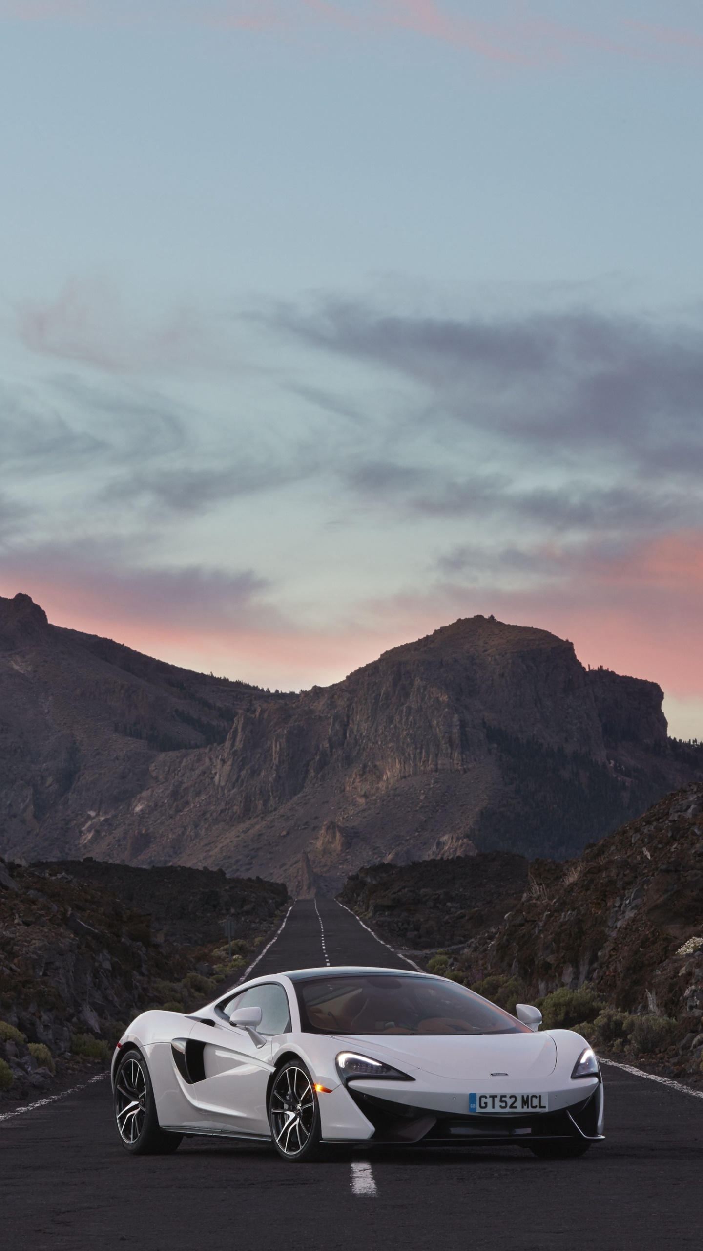 Wallpaper / Vehicles McLaren 570S Phone Wallpaper, McLaren, Supercar, Vehicle, White Car, Car, 1440x2560 free download