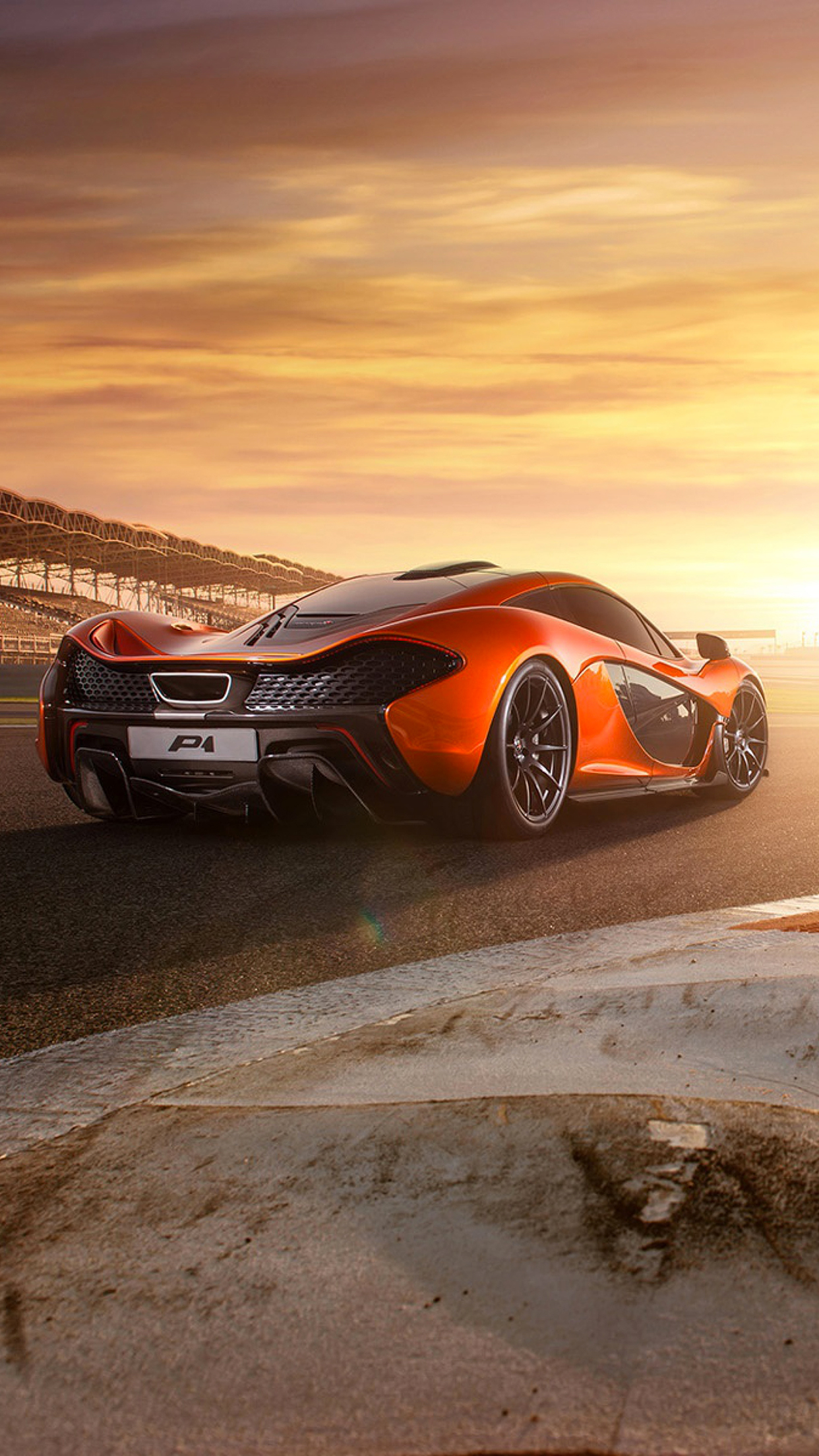 McLaren P1 Sunrise Wallpaper for iPhone 11, Pro Max, X, 8, 7, 6