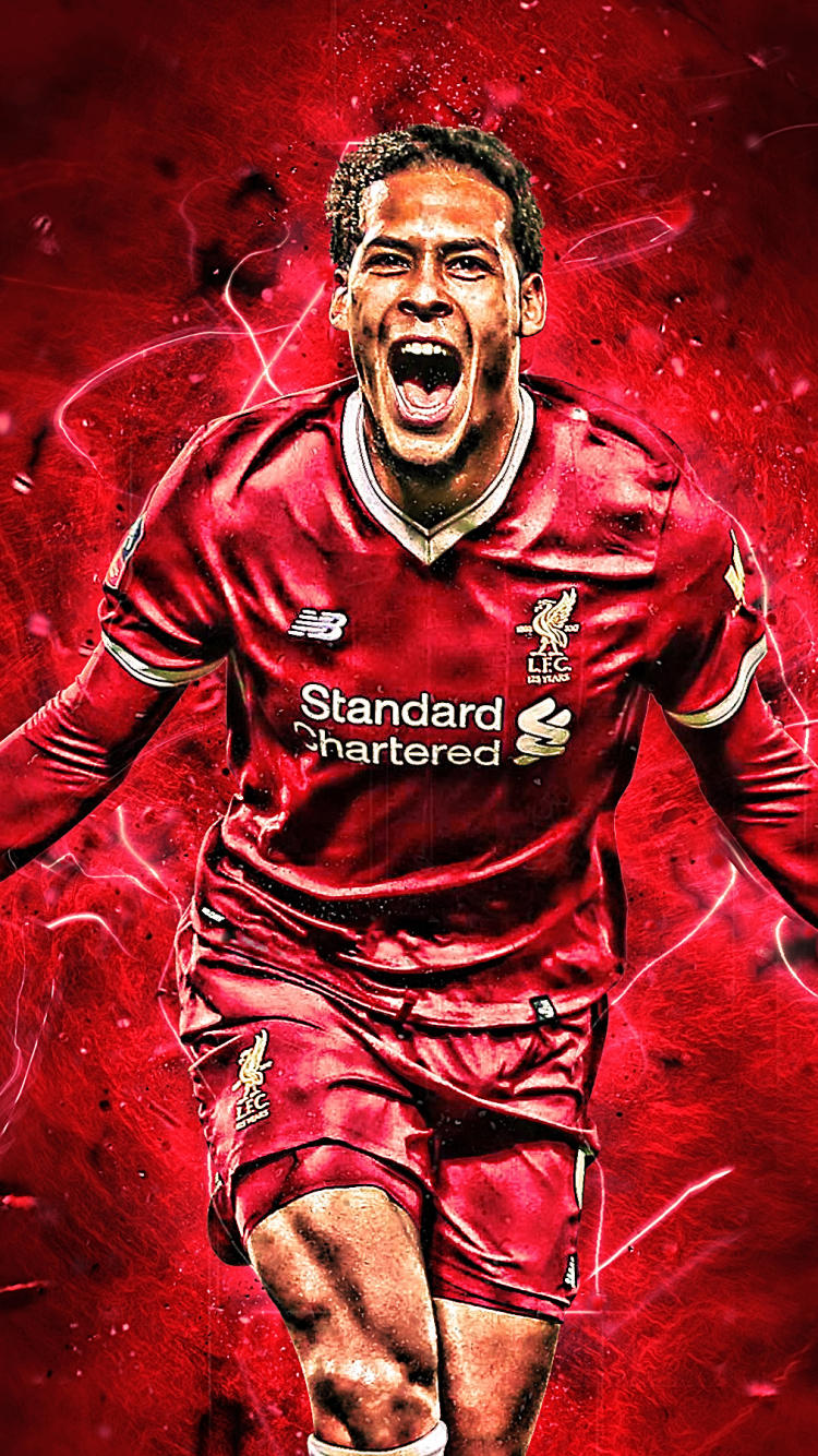 Mobile wallpaper: Sports, Soccer, Liverpool F C, Dutch, Virgil Van Dijk, 1146143 download the picture for free