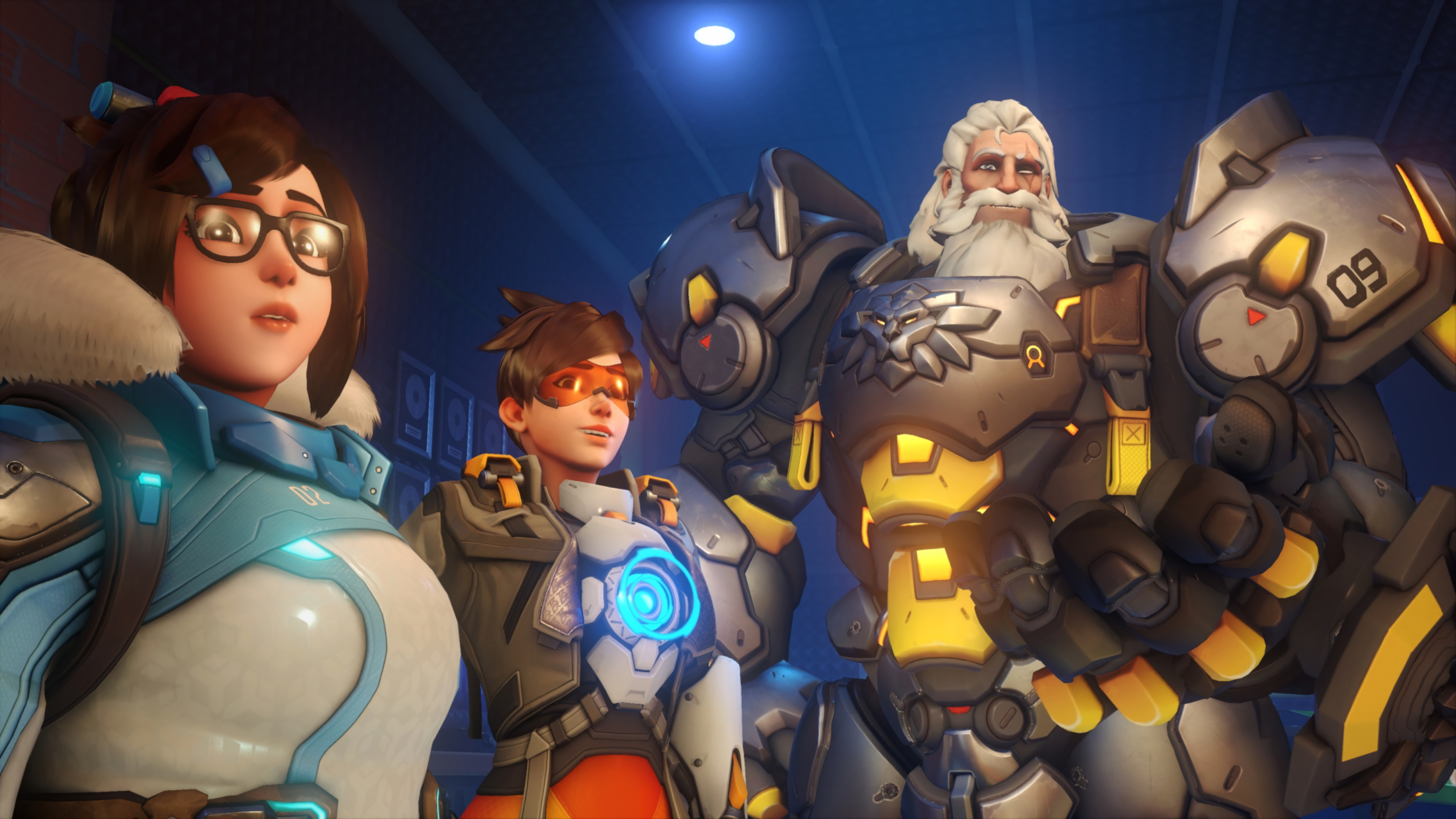 Overwatch 2, Mei, Tracer, Reinhardt, 4K Gallery HD Wallpaper